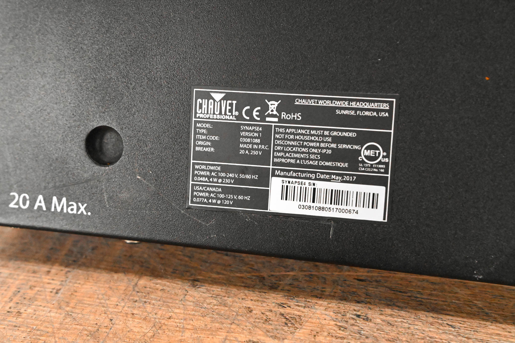 Chauvet Synapse 4 Intelligent DMX Relay Pack