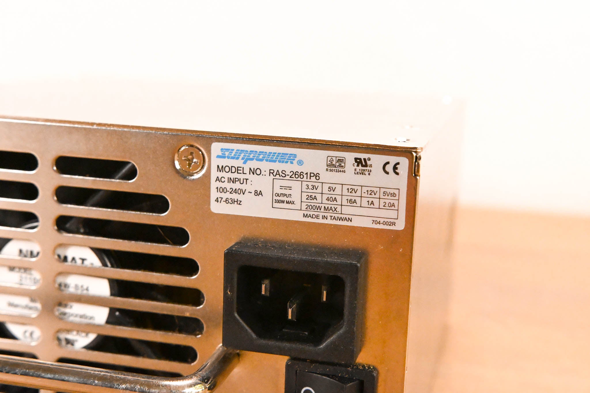 Sunpower RAS-2661P6 Power Supply PSU for Midas PRO Series Consoles