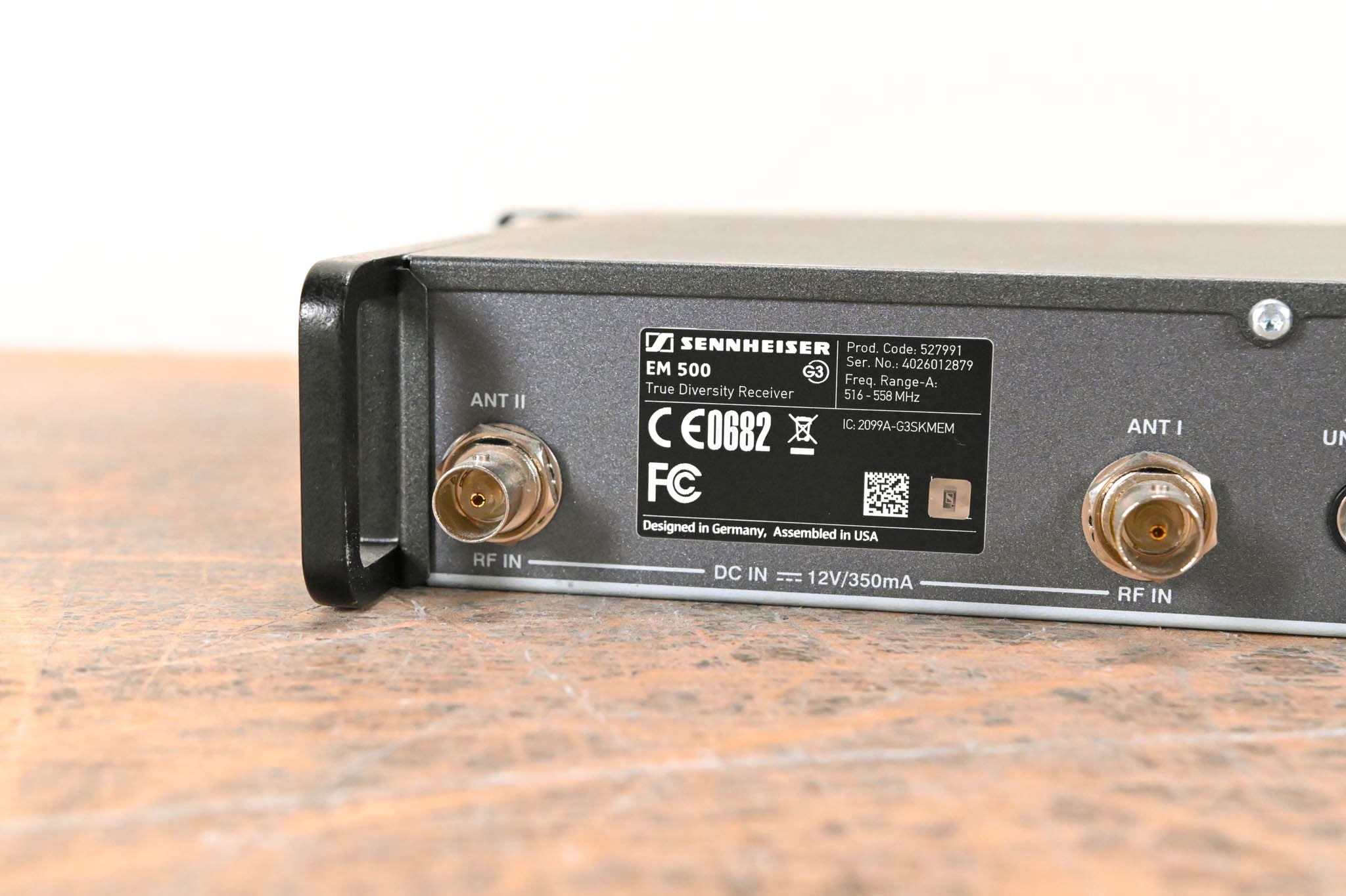 Sennheiser EM 500 G3 Wireless Receiver - 516-558 MHz (NO POWER SUPPLY)