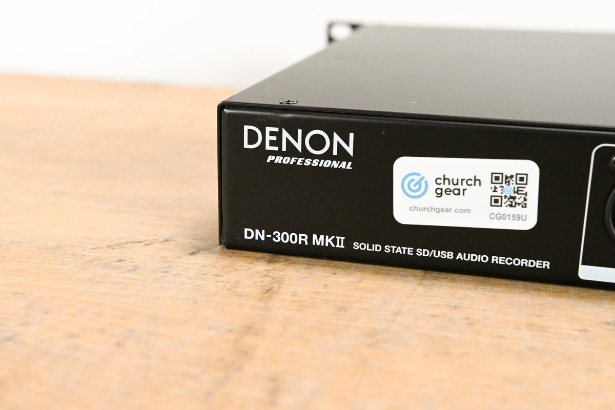 Denon DN-300RMKII Solid-State SD/USB Audio Recorder