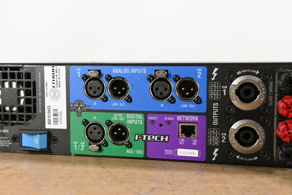 Crown I-Tech 6000 2-Channel Power Amplifier