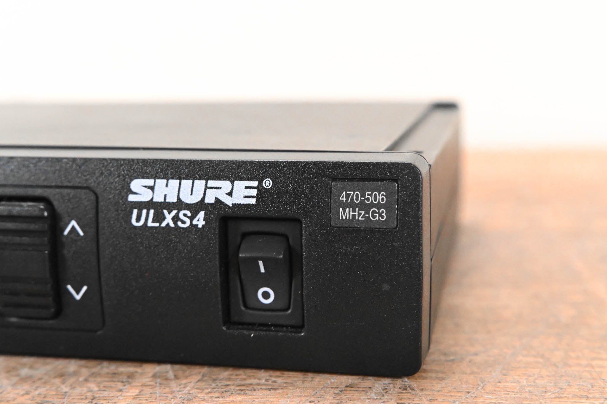 Shure ULXS4 Wireless Receiver - G3 Band: 470-506 MHz (NO POWER SUPPLY)