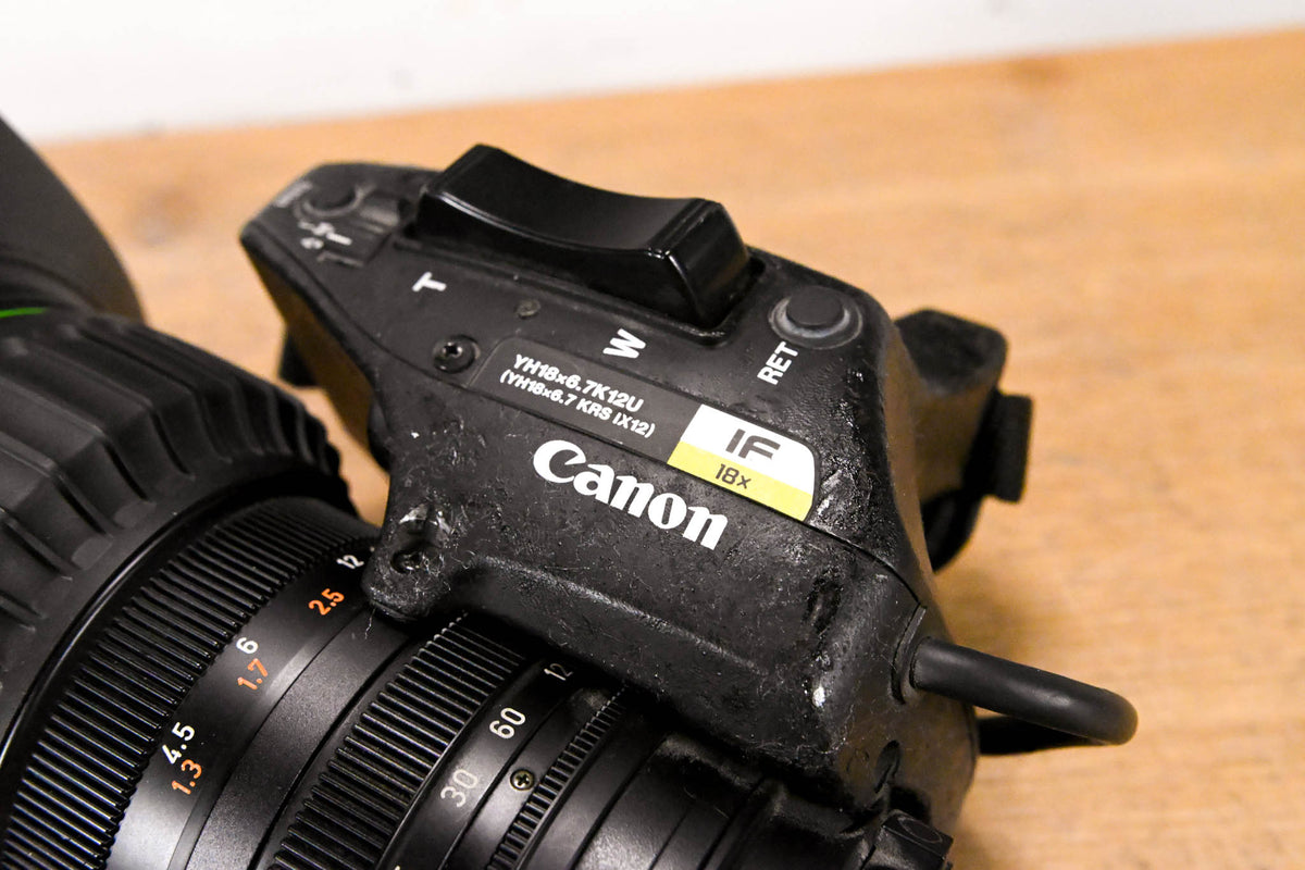 Canon YH18x6.7K12U (YH18x6.7 KRS IX12) IF 18x Zoom Lens