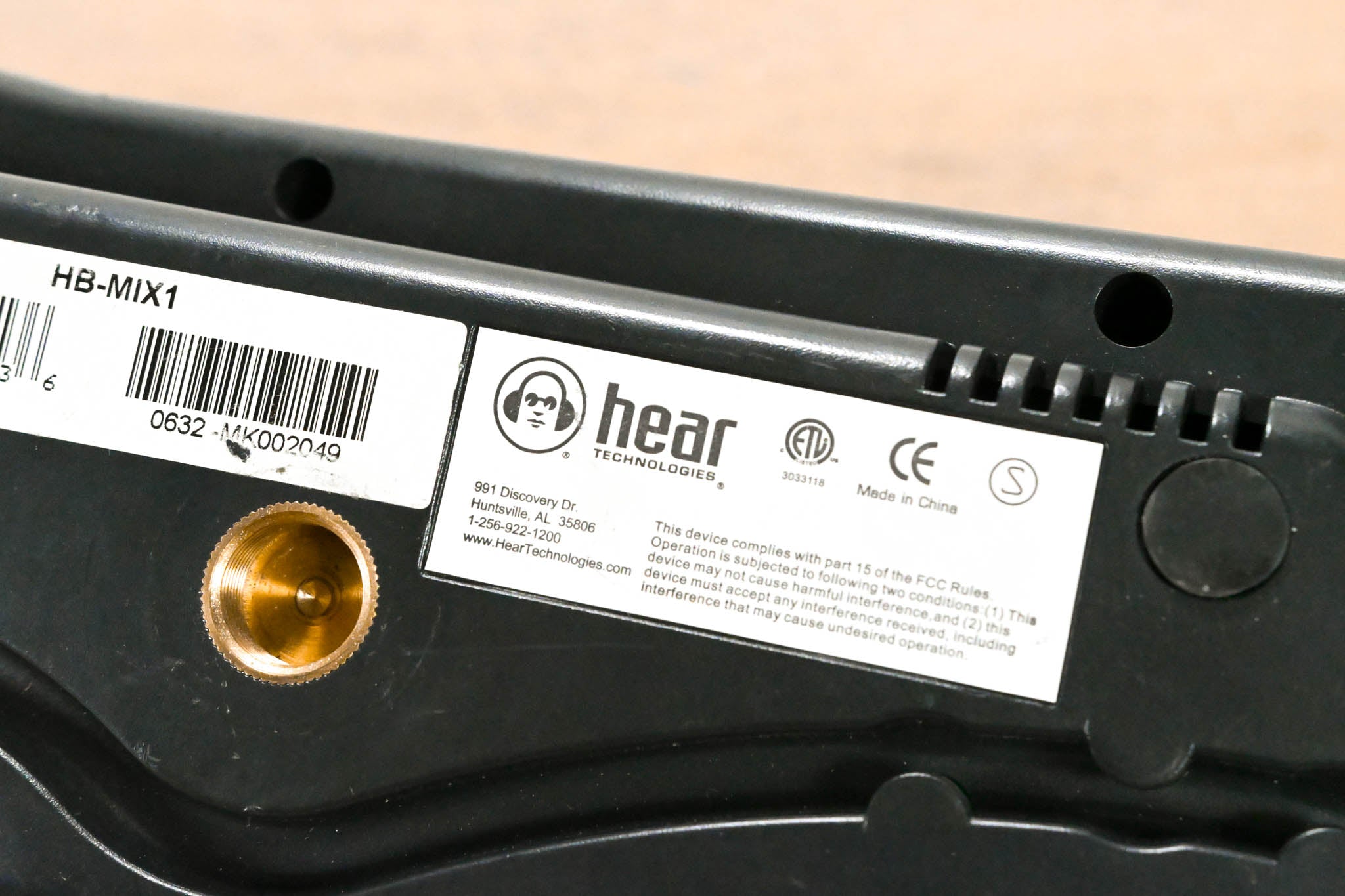 Hear Technologies HB-MIX1 Hear Back Personal Monitor Mixer