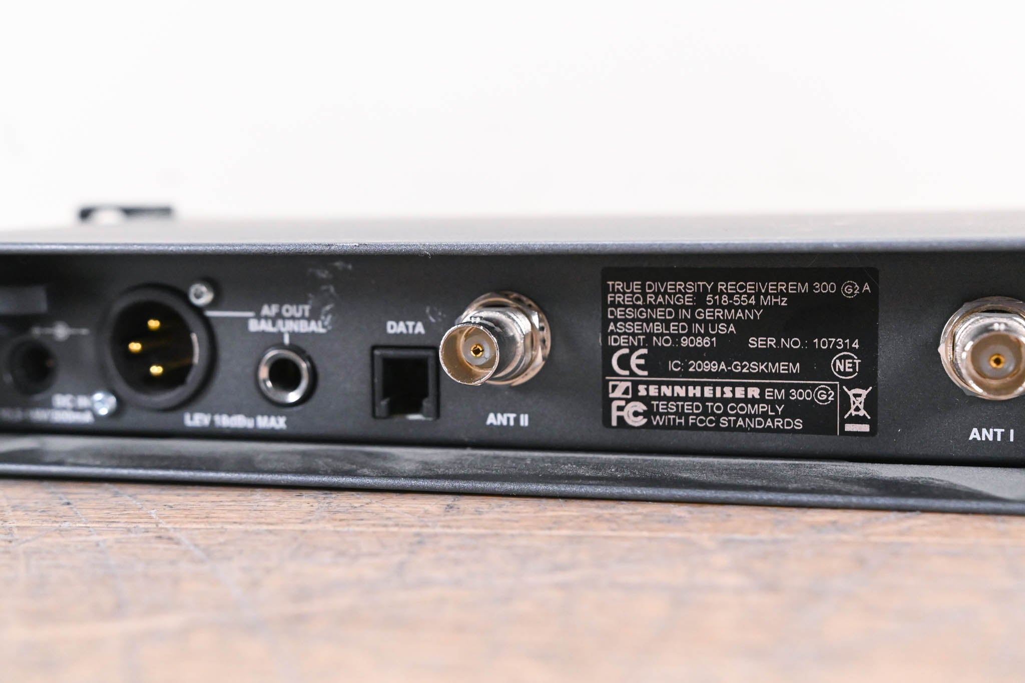 Sennheiser EM 300 G2 Wireless Receiver - 518-554 MHz (NO POWER SUPPLY)