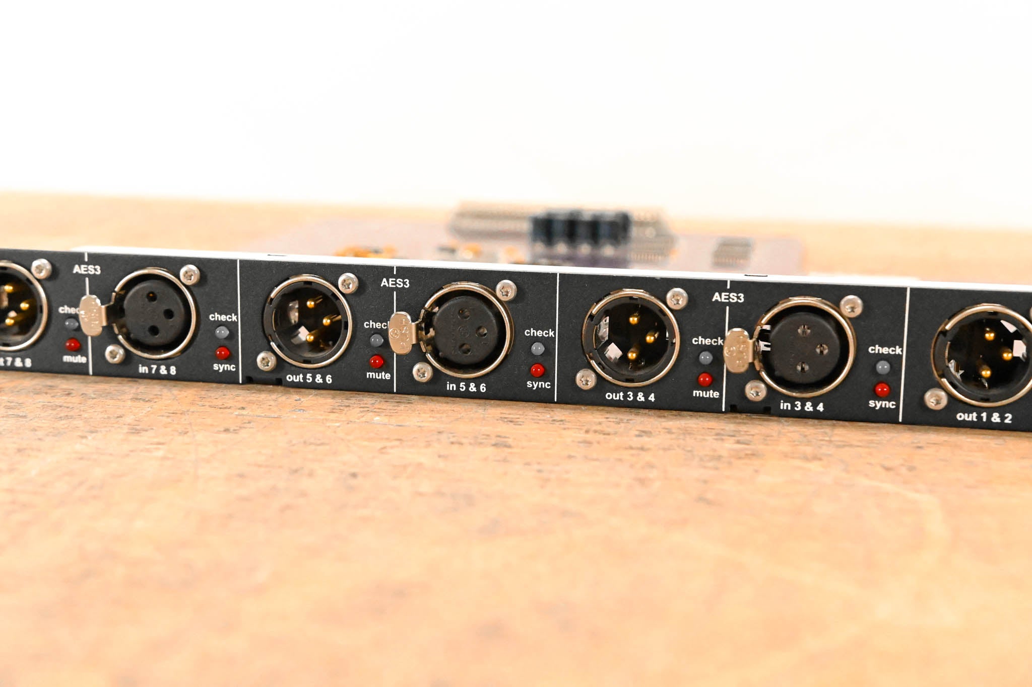 Midas DL443 Analog 8 Input, 8 Output Card with 1/4" TRS Connectors
