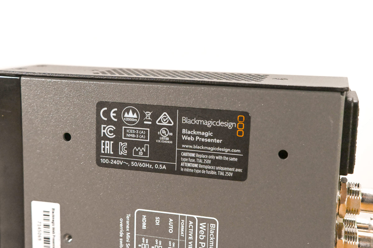 Blackmagic Design Web Presenter