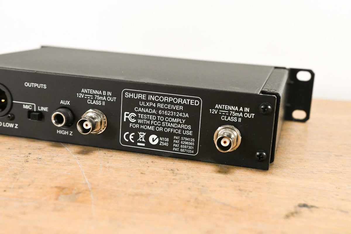 Shure ULXP14 Bodypack Wireless System J1 Band 554-590MHz NO POWER SUPPLY