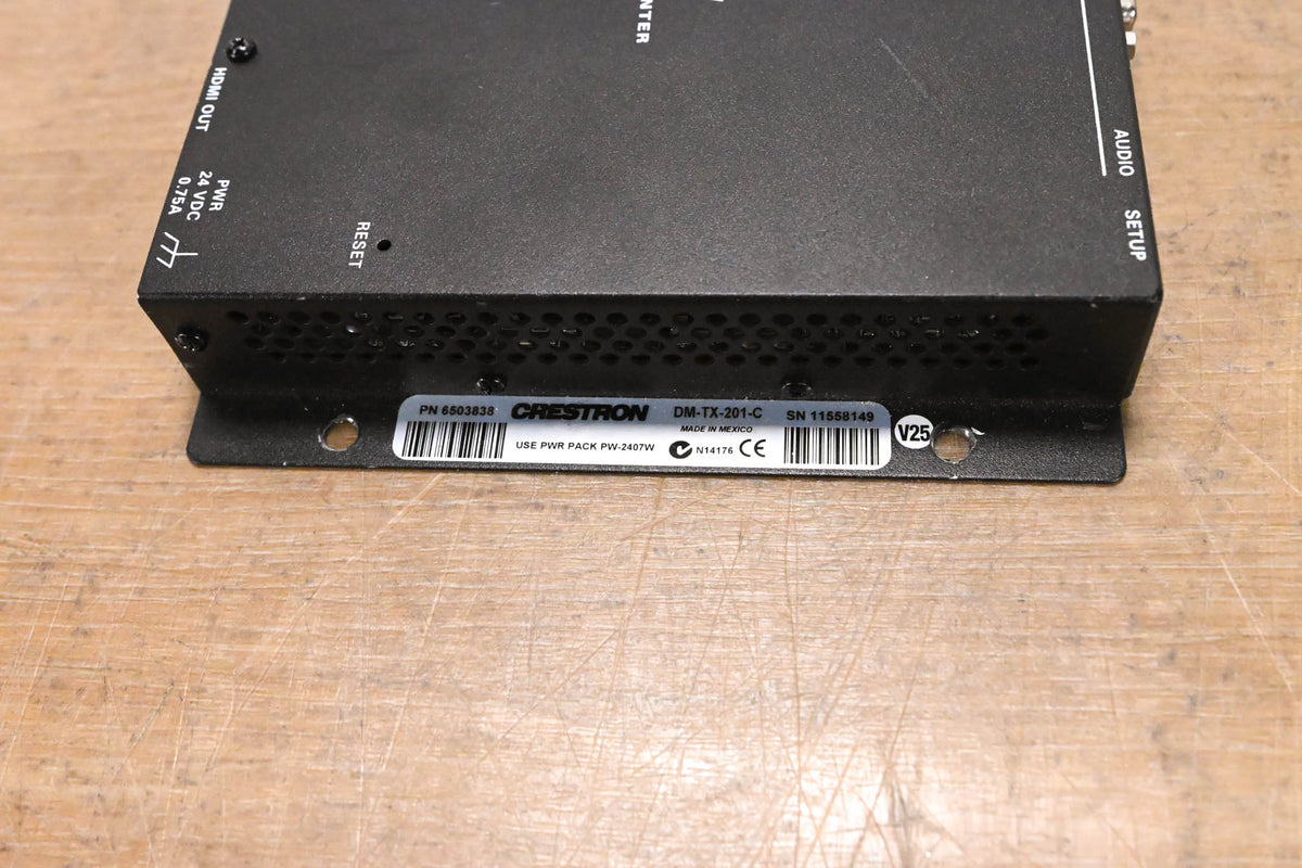 Crestron DM-TX-201-C DigitalMedia 8G+ Transmitter (NO POWER SUPPLY)