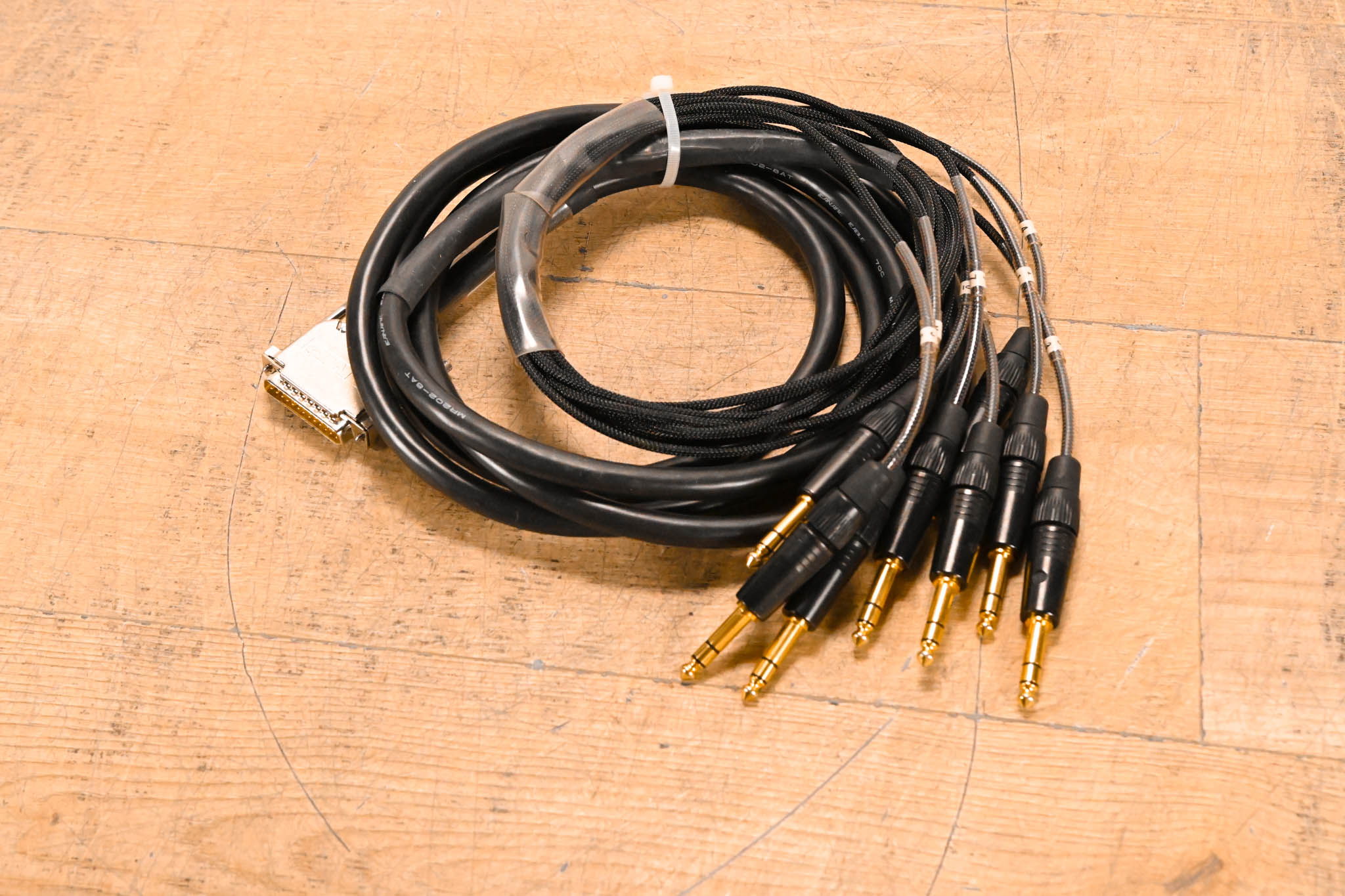 Whirlwind DBF1-S-010 10' Snake Cable with 8 TRSM to DB25-M