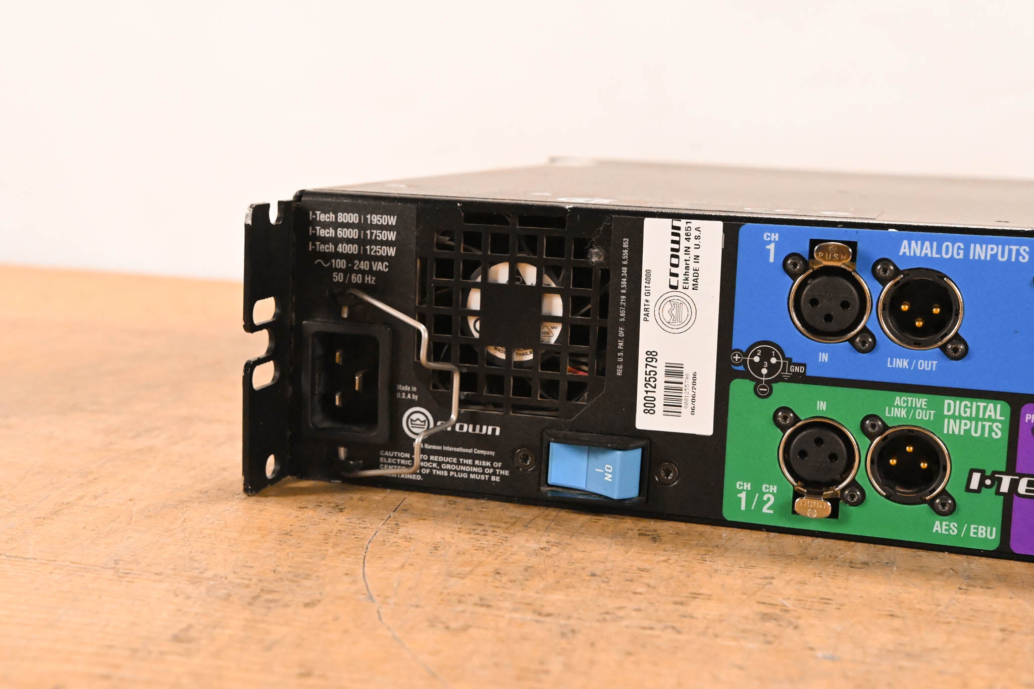 Crown I-Tech 4000 2-Channel Power Amplifier