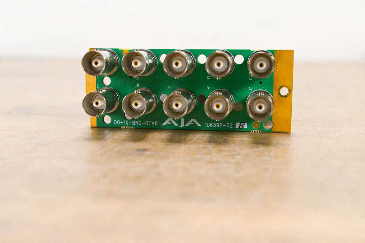 AJA OG-1x9-SDI-DA 9 Output 3G SDI DA Reclocking DA w/ Rear Module