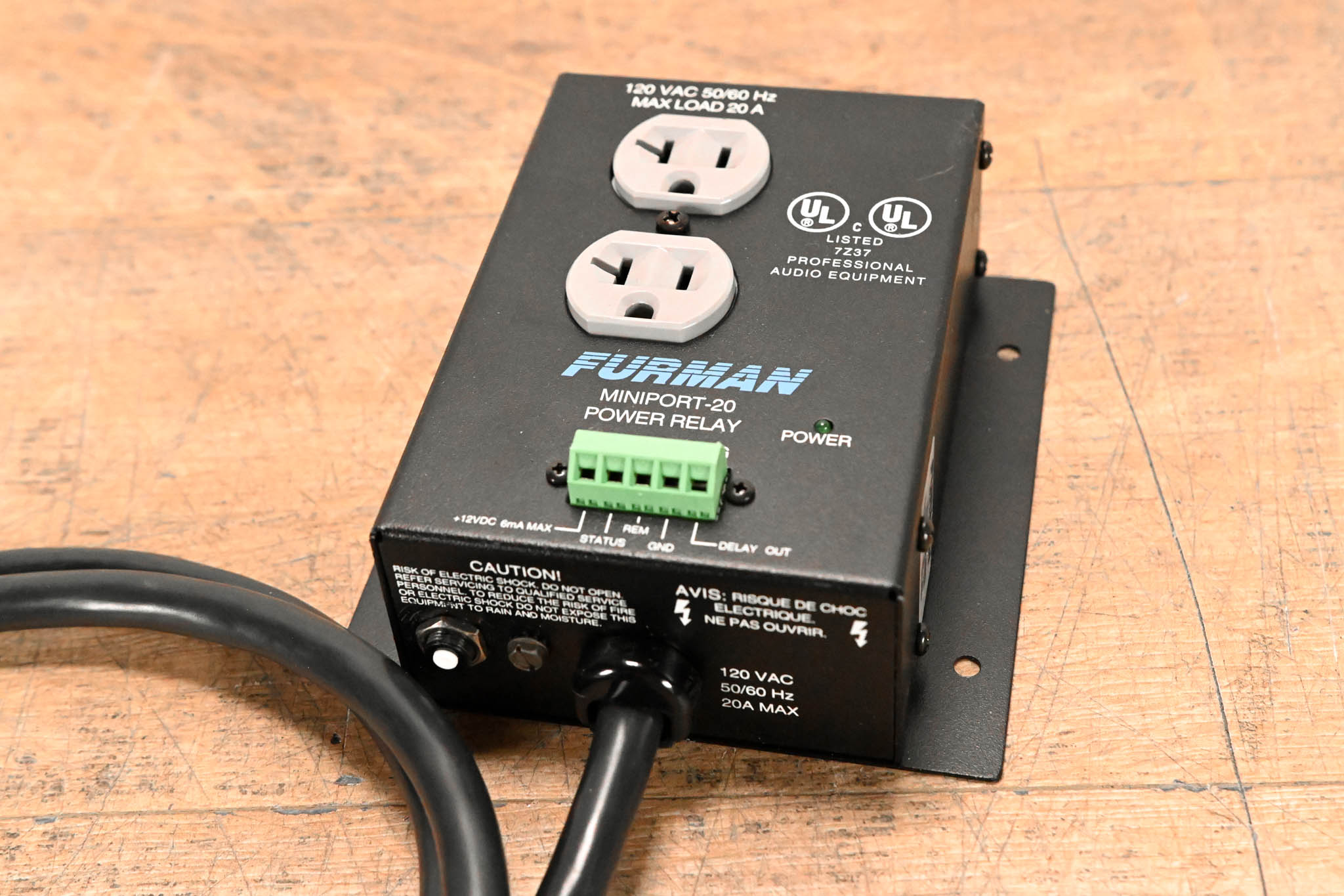 Furman MP-20 Miniport Power Relay Outlet