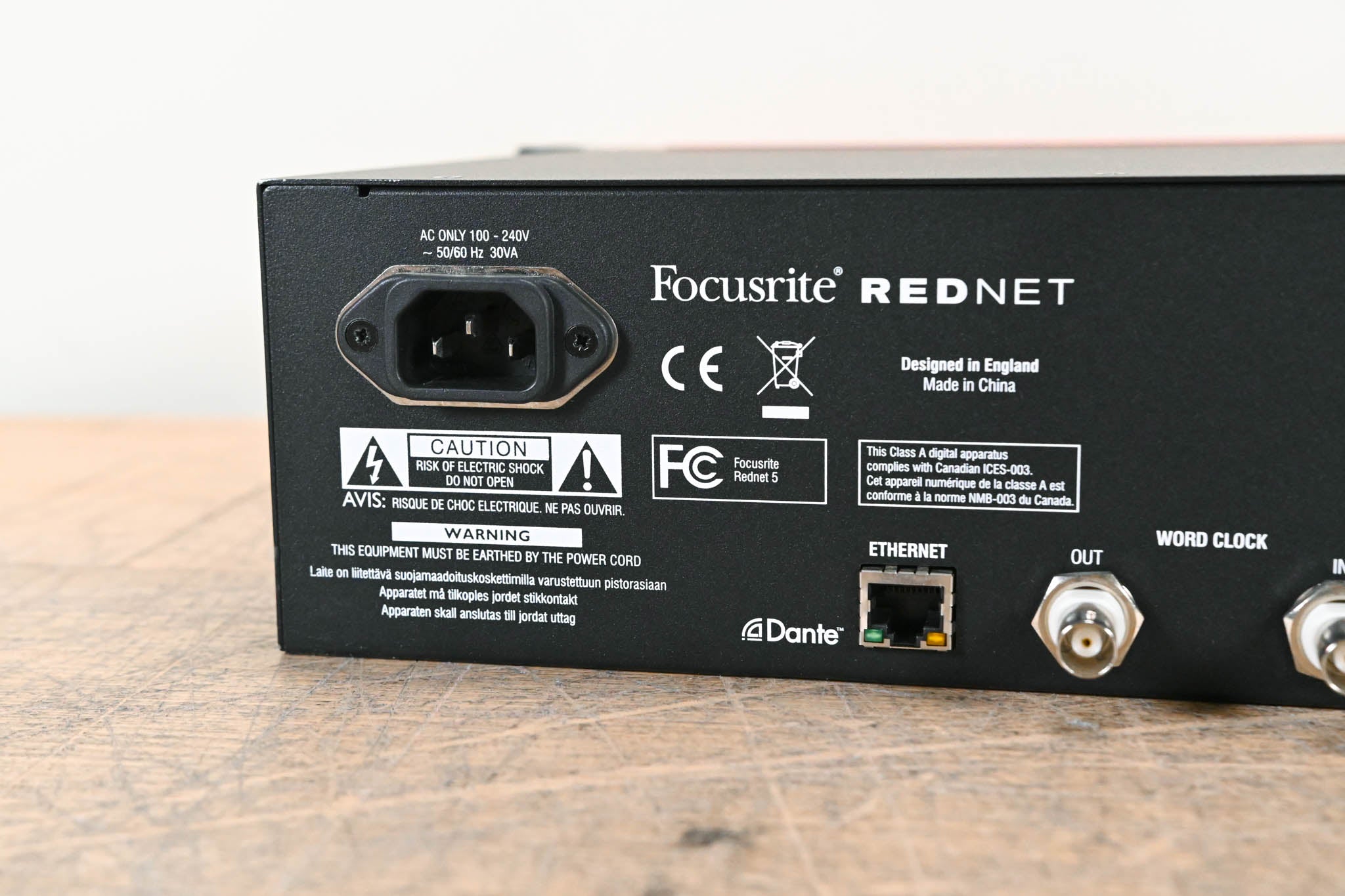 Focusrite RedNet 5 Pro Tools HD to Dante Network Bridge