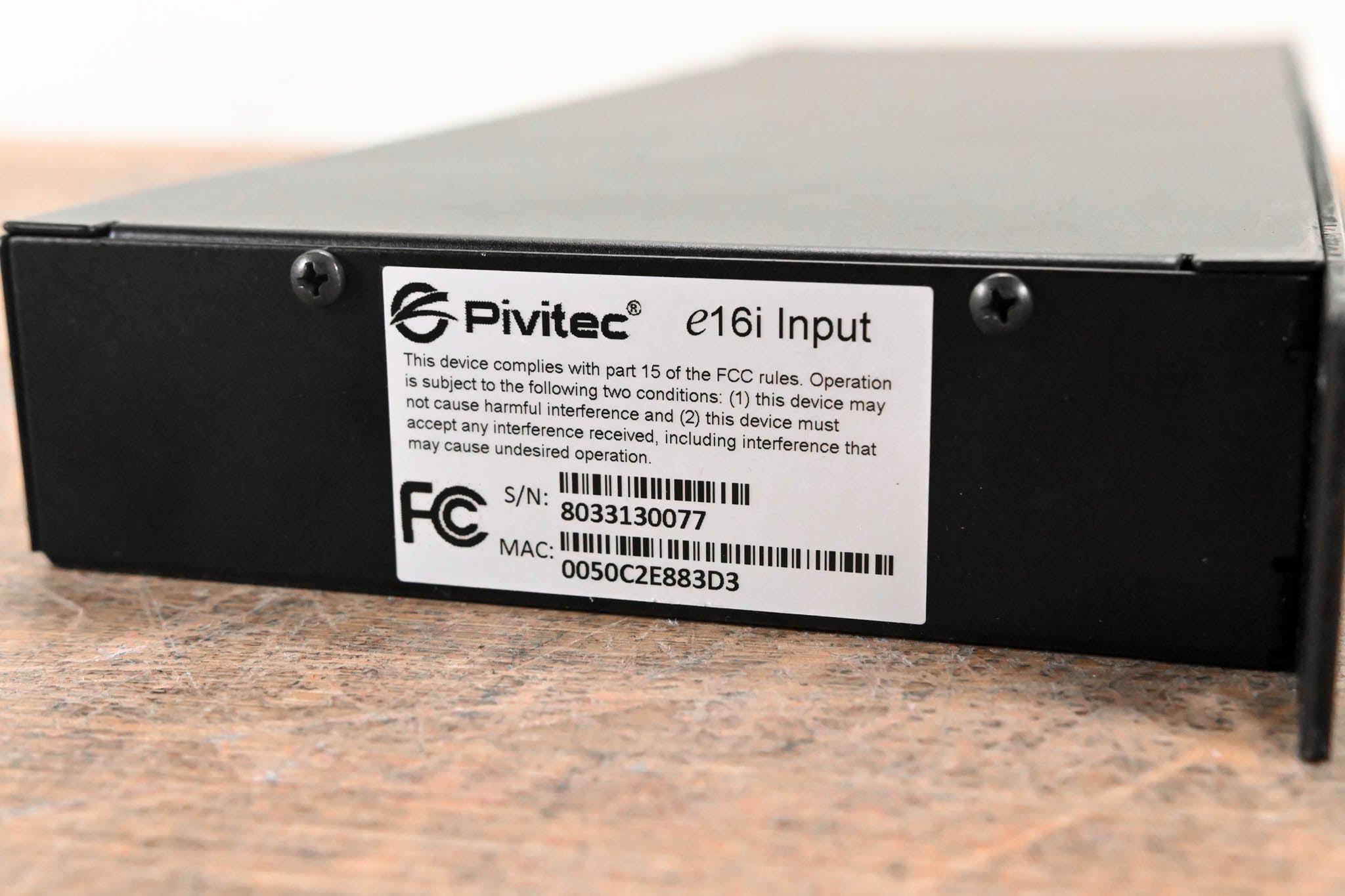 Pivitec e16i Input Module (NO POWER SUPPLY)