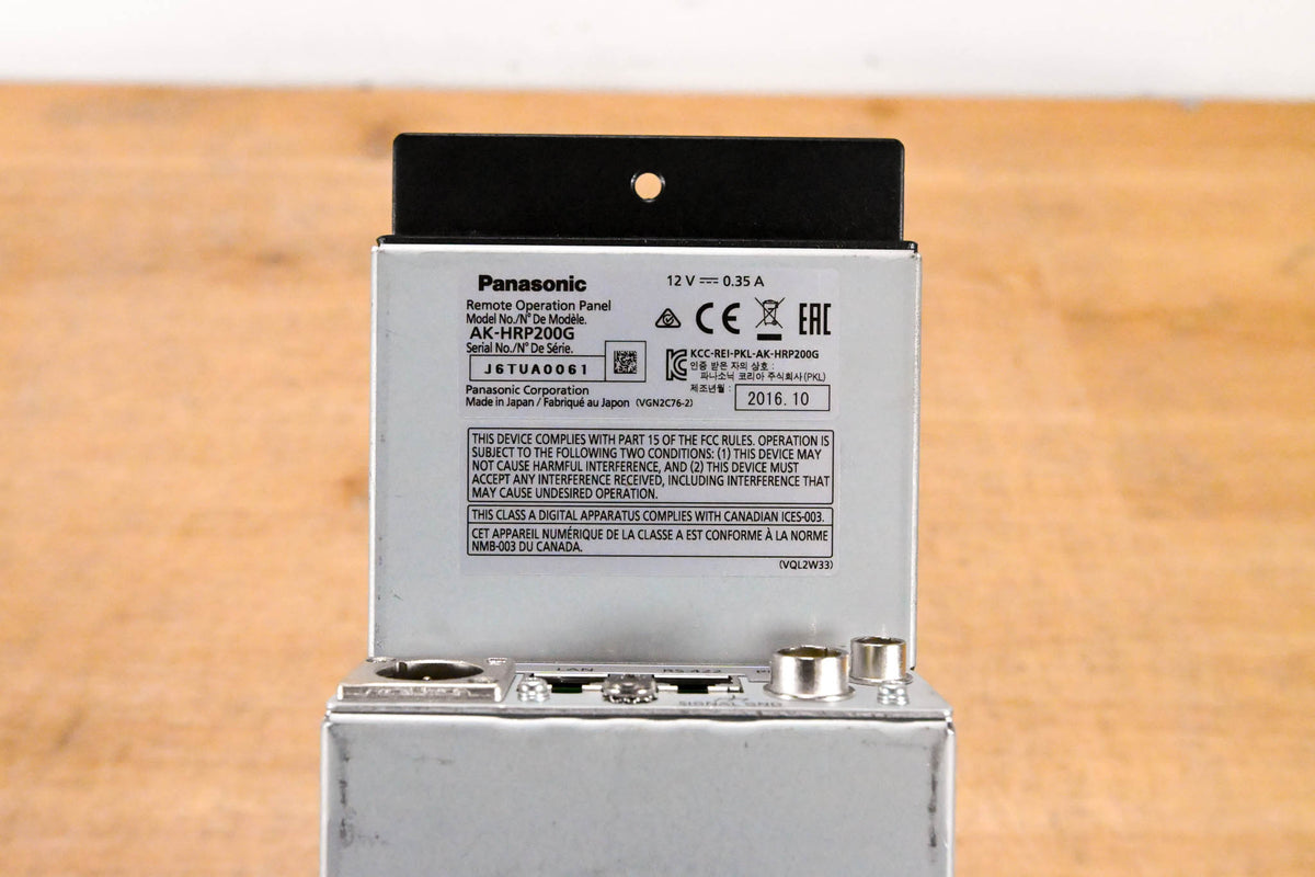 Panasonic AK-HRP200G Remote Operation Panel