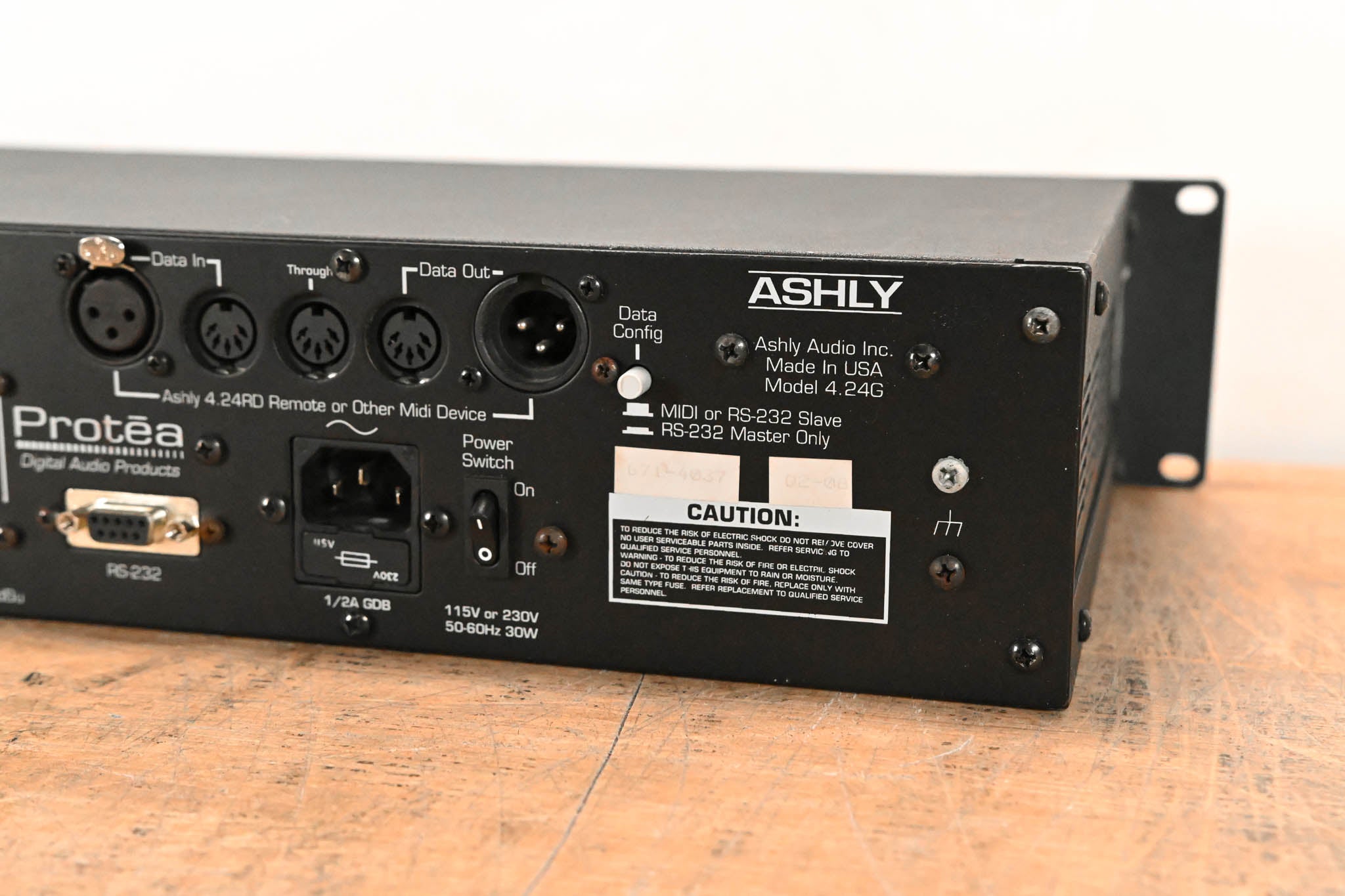 Ashly Protea System II 4.24G 4-Channel Digital Graphic Equalizer
