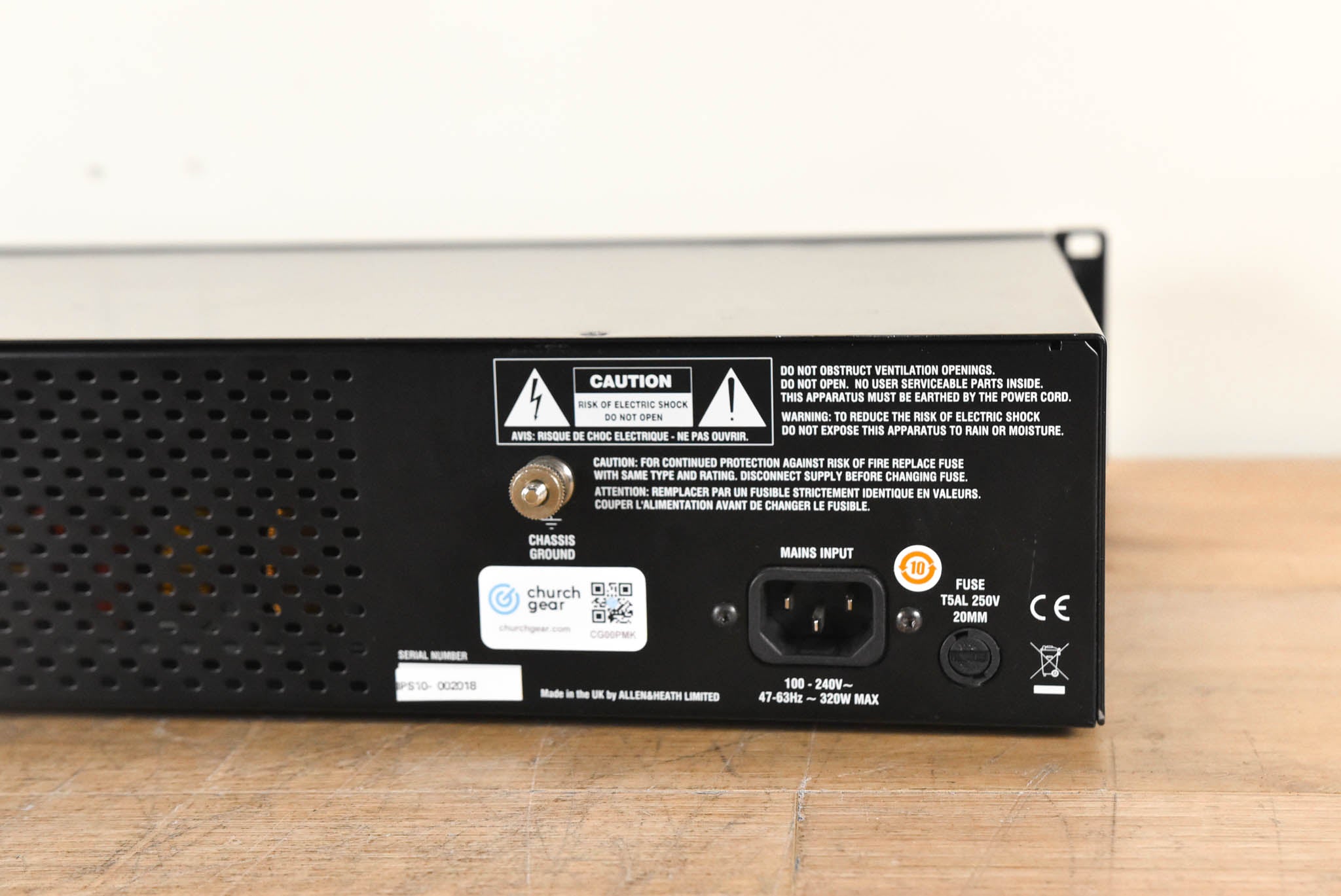 Allen & Heath iPS10 Redundant Power Supply for iLive Consoles