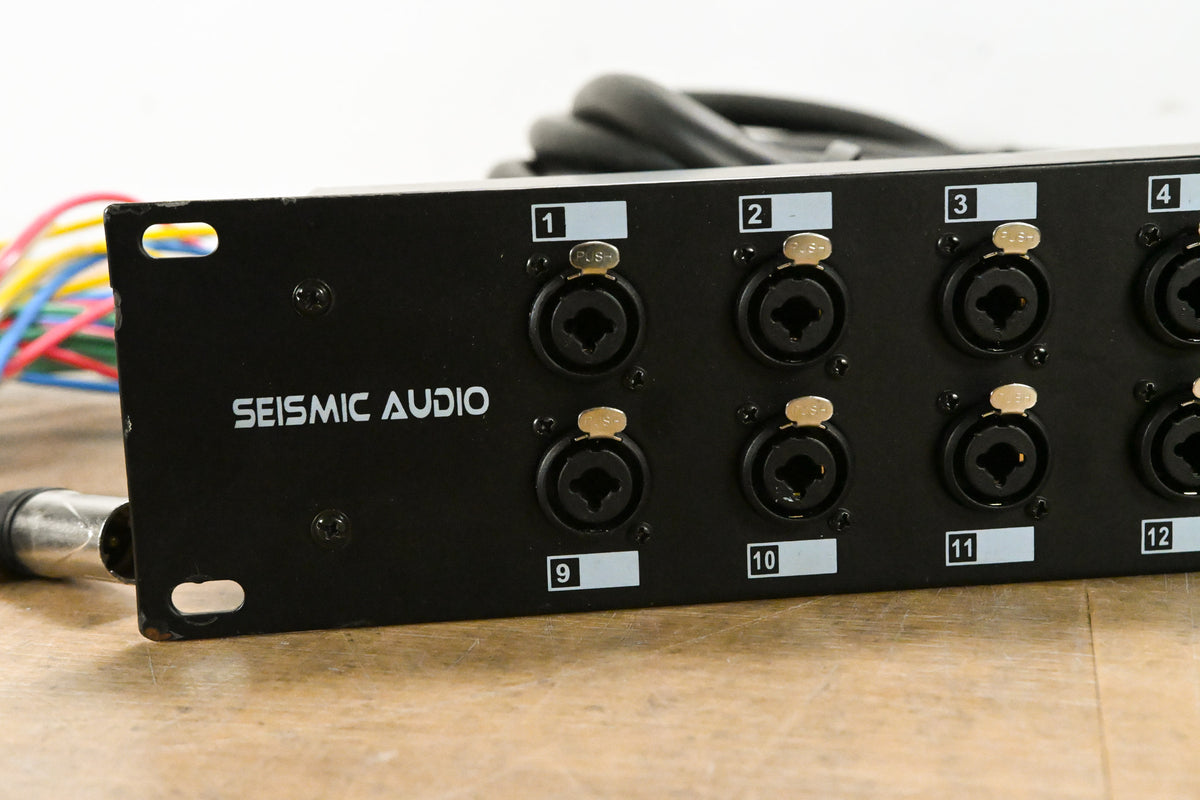 Seismic Audio SARMSS-16X1515 - 16-CH XLR TRS Combo Splitter Snake Cable