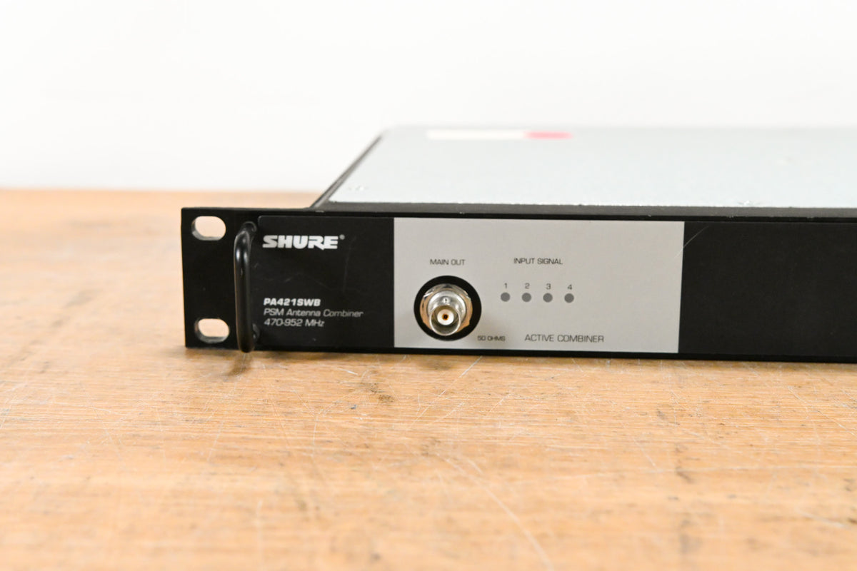 Shure PA421SWB 4-Port Antenna Combiner - 470-952 MHz