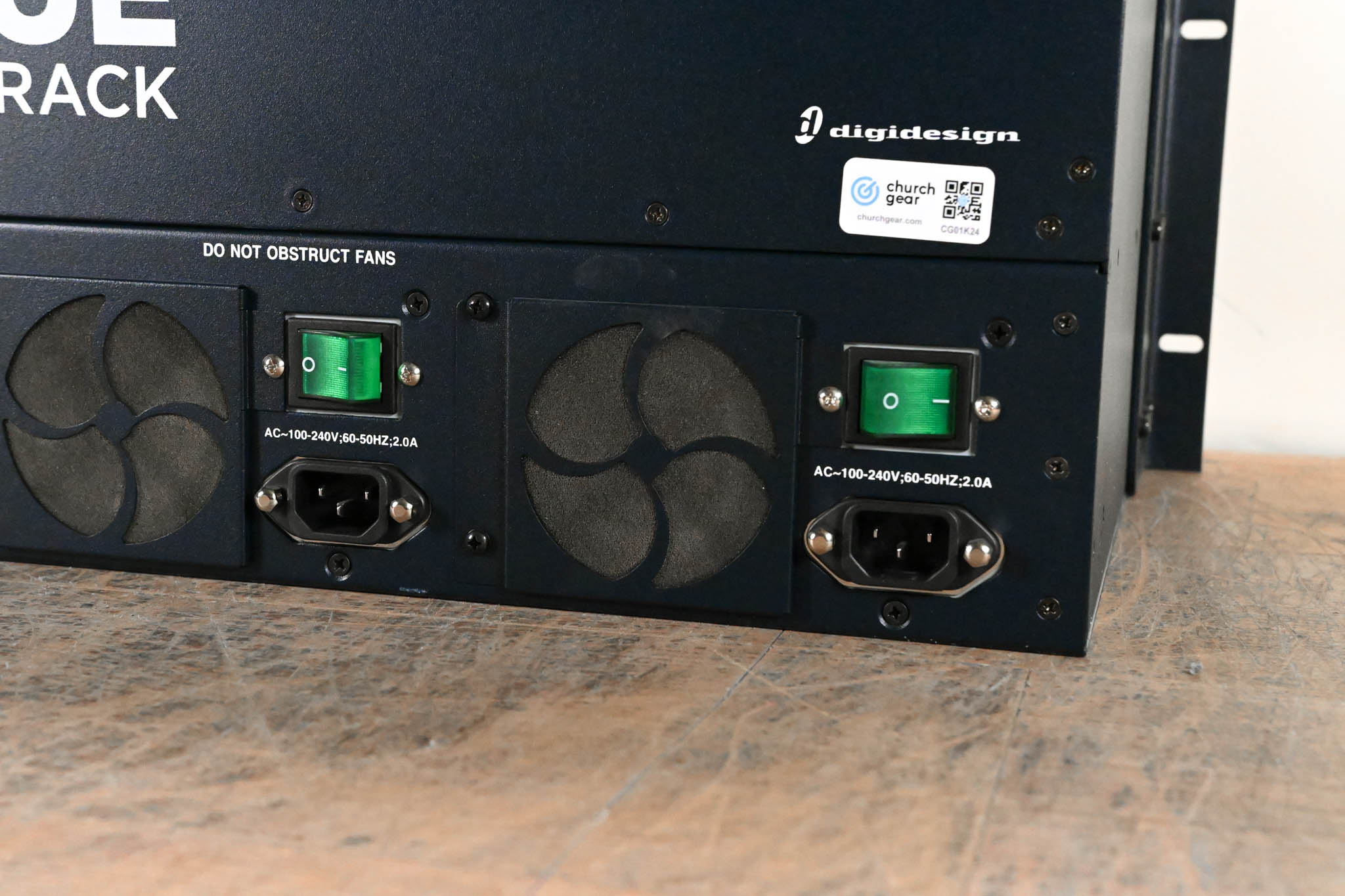Digidesign VENUE Stage Rack - 16 inputs, with A-Net Card
