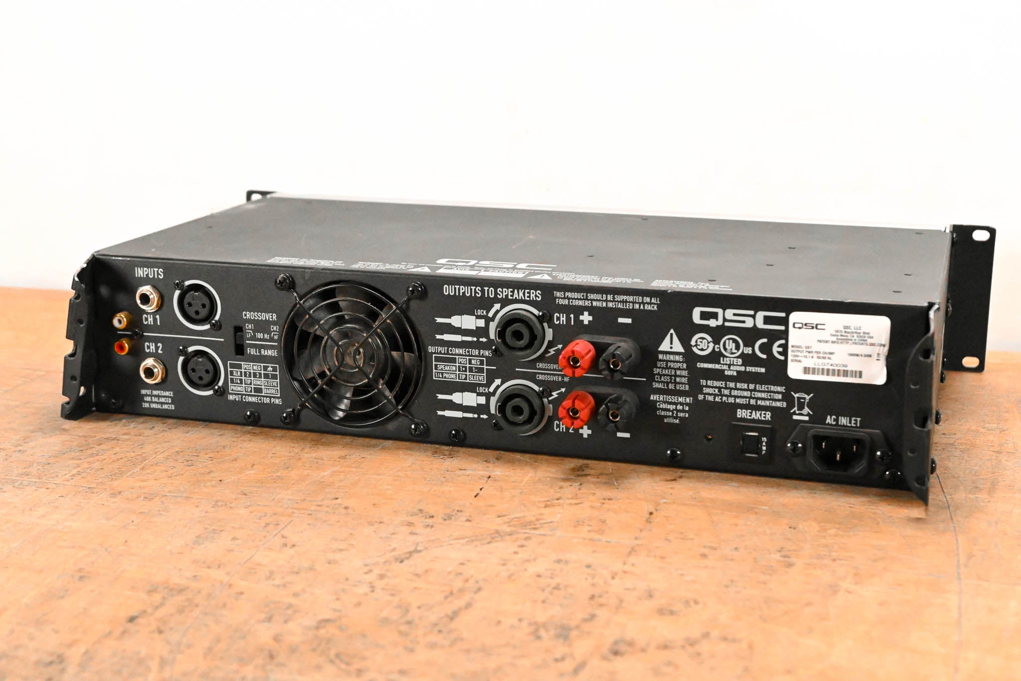 14 QSC GX7 パワーアンプ QSC GX7 Power Amplifier (725 Watts) | zZounds