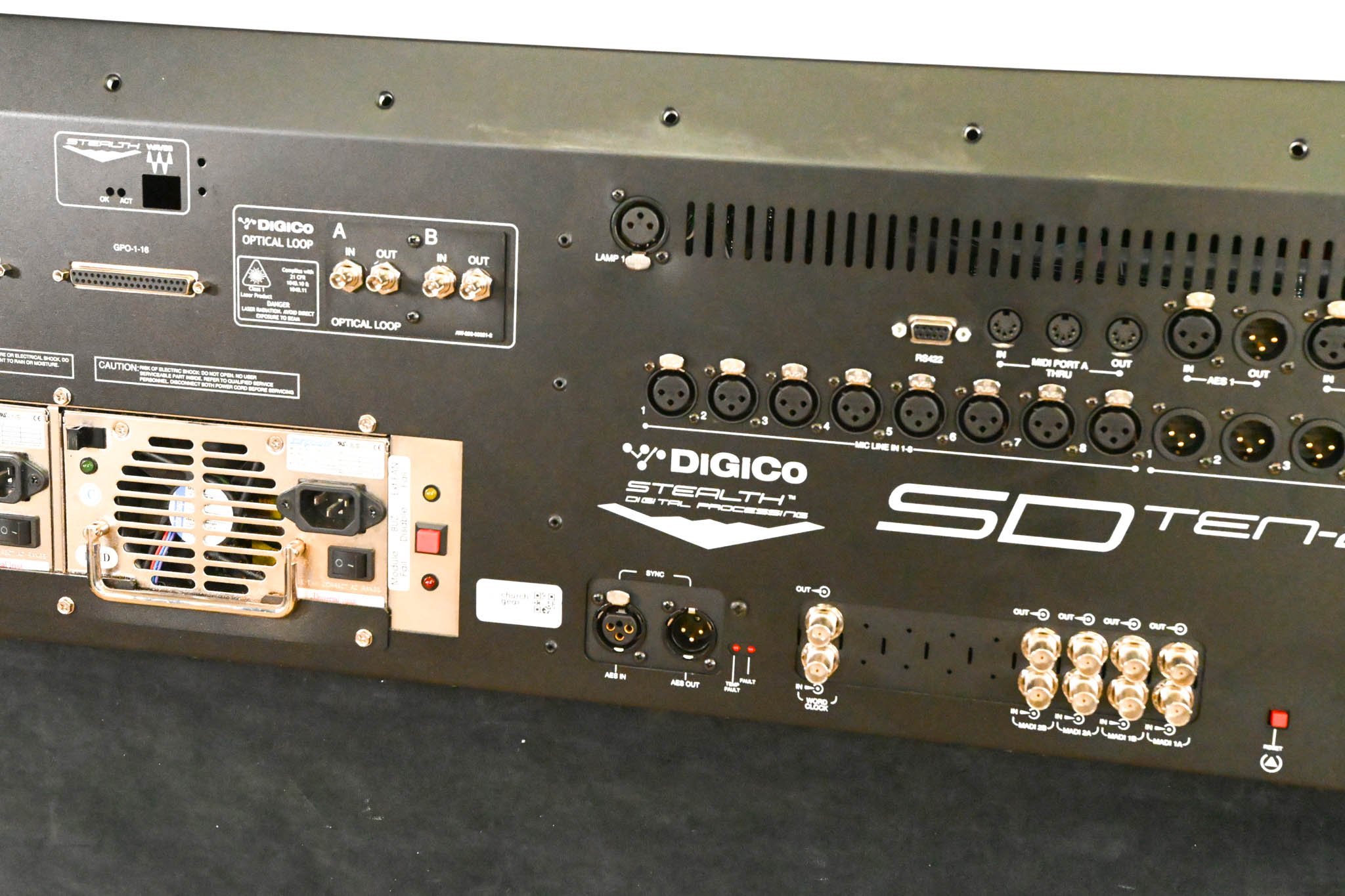 DiGiCo SD10-24 Digital Mixing Console w/ ST Optical