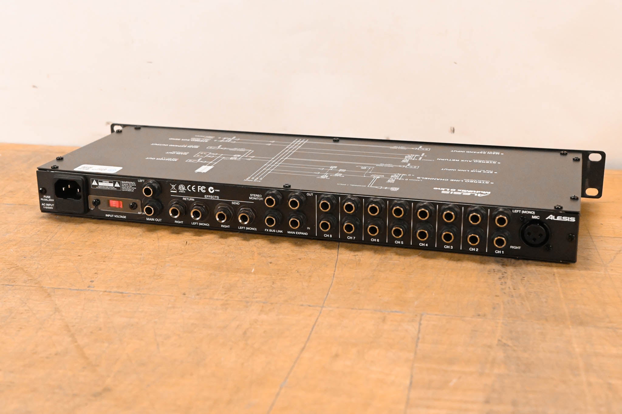 Alesis MultiMix 8 Line Rack Mixer