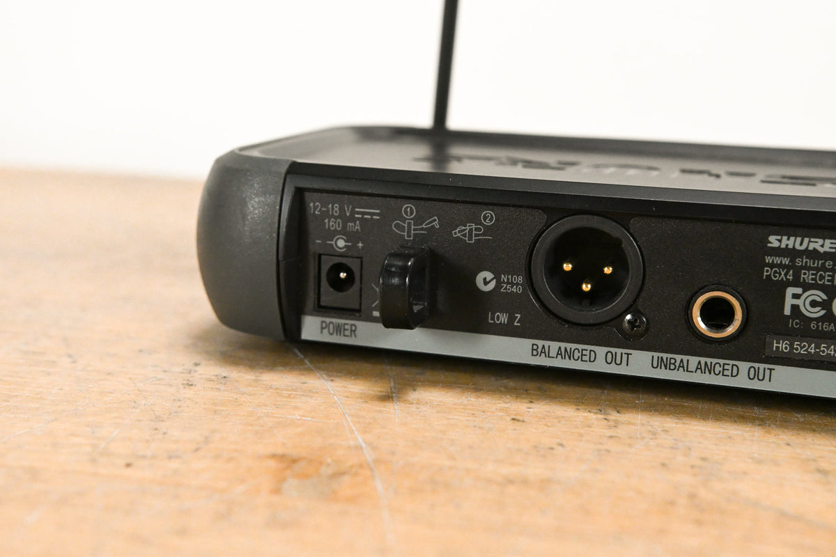 Shure PGX14 Wireless Bodypack System - 524-542 MHz (NO POWER SUPPLY)