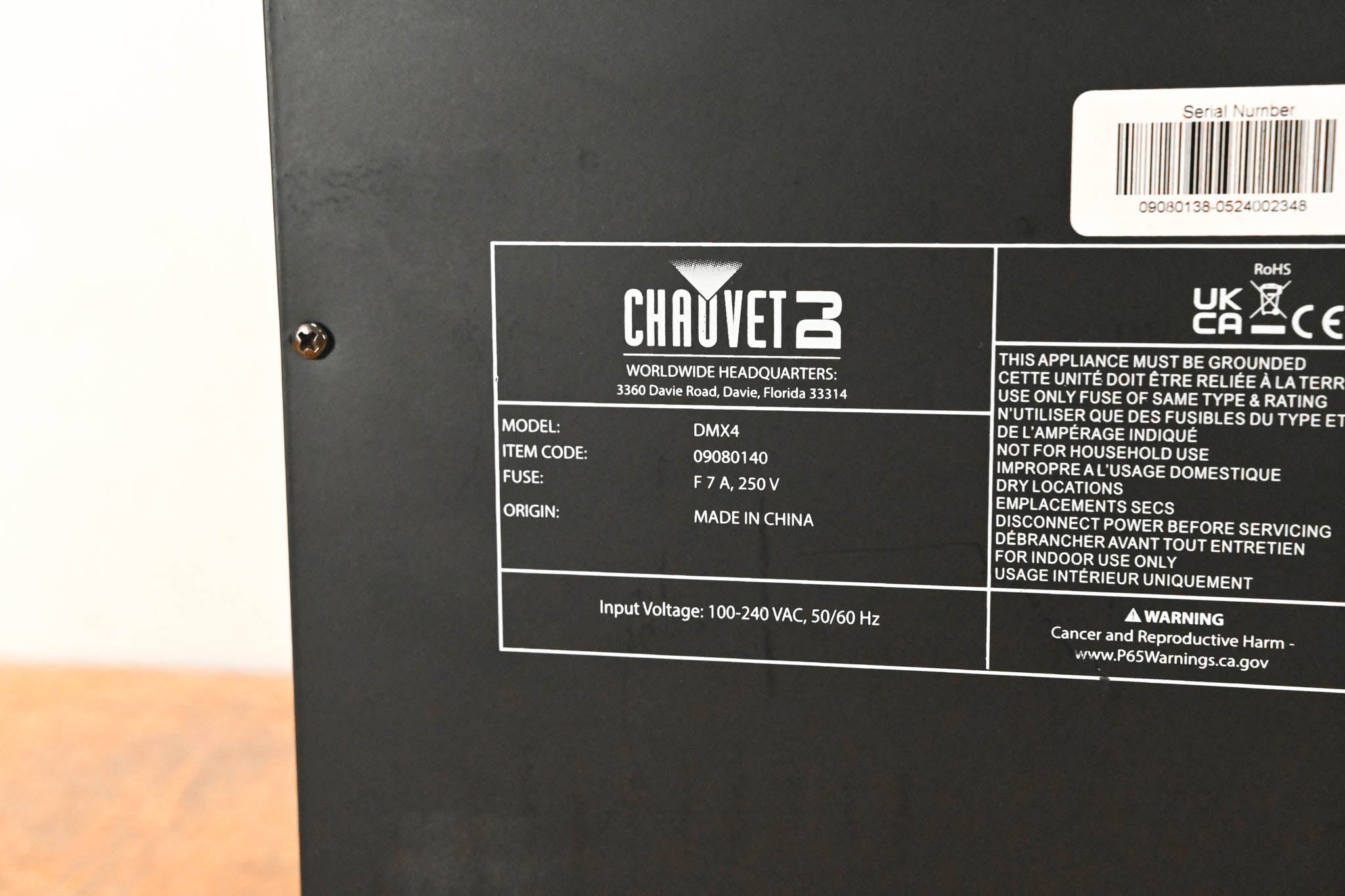 Chauvet DMX-4 4-Channel DMX Dimmer/Relay Pack