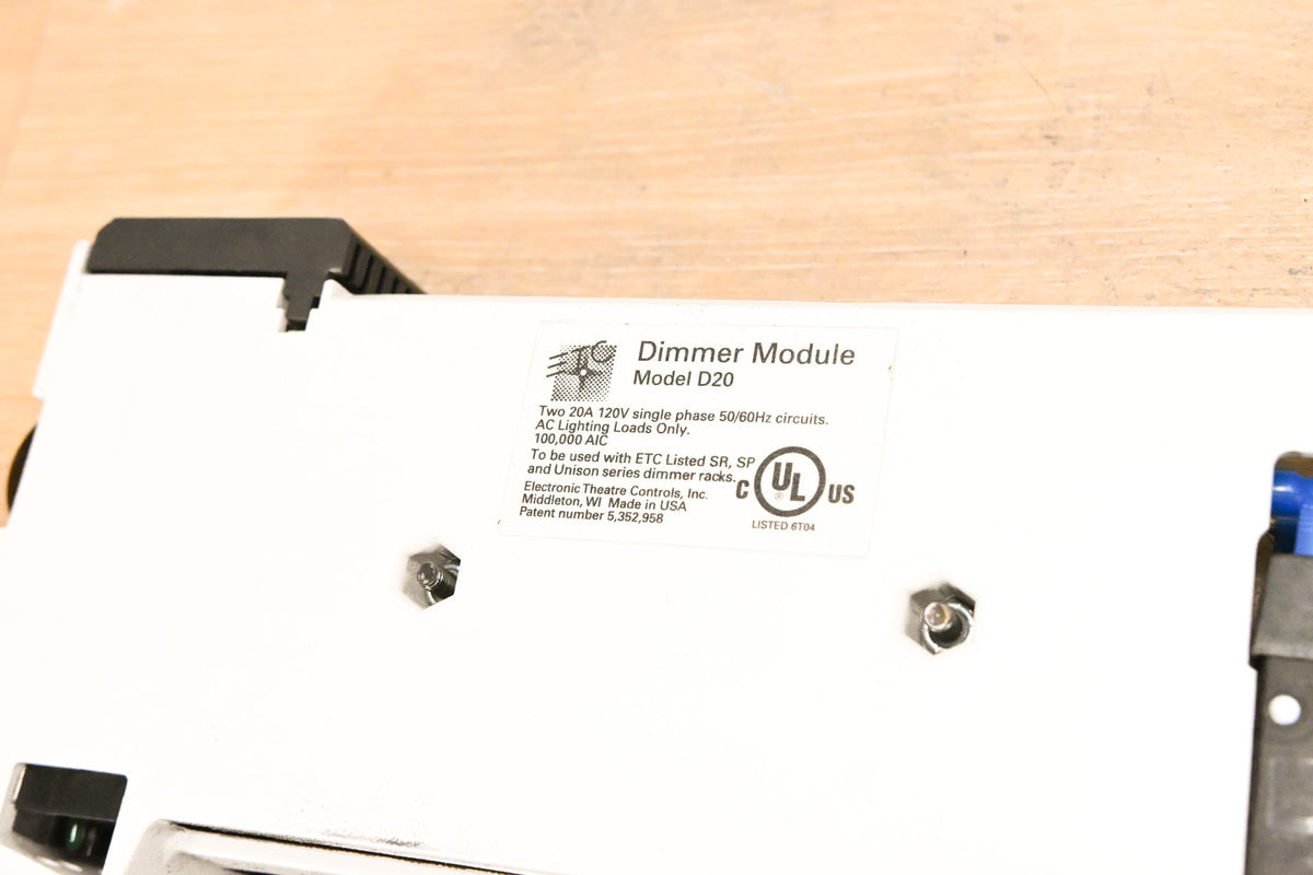 ETC D20 Dual 20A Dimmer Module (Pack of 4)