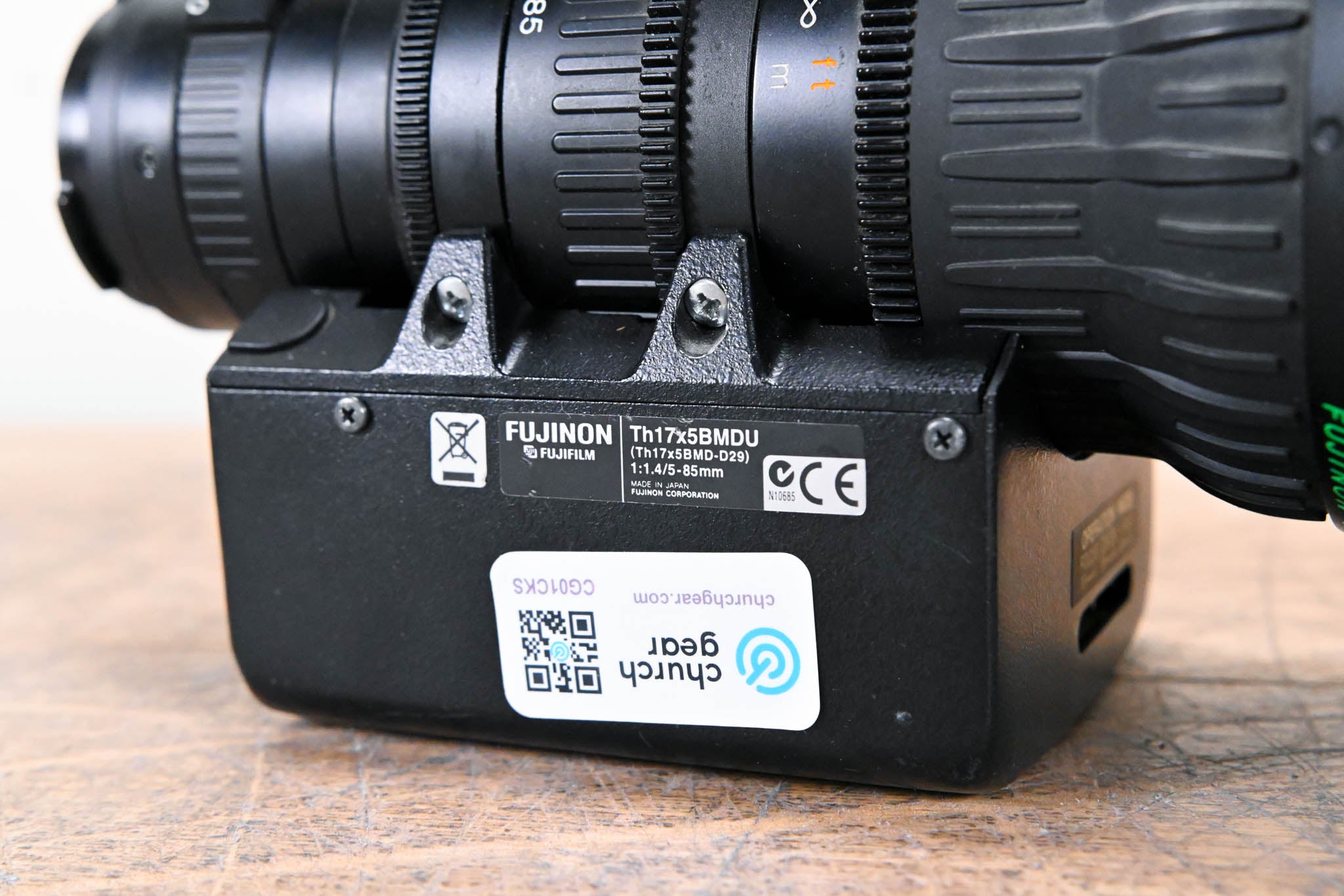 Fujinon Th17x5BMD-D29 TV Zoom Lens - 1:1.4/5-85mm