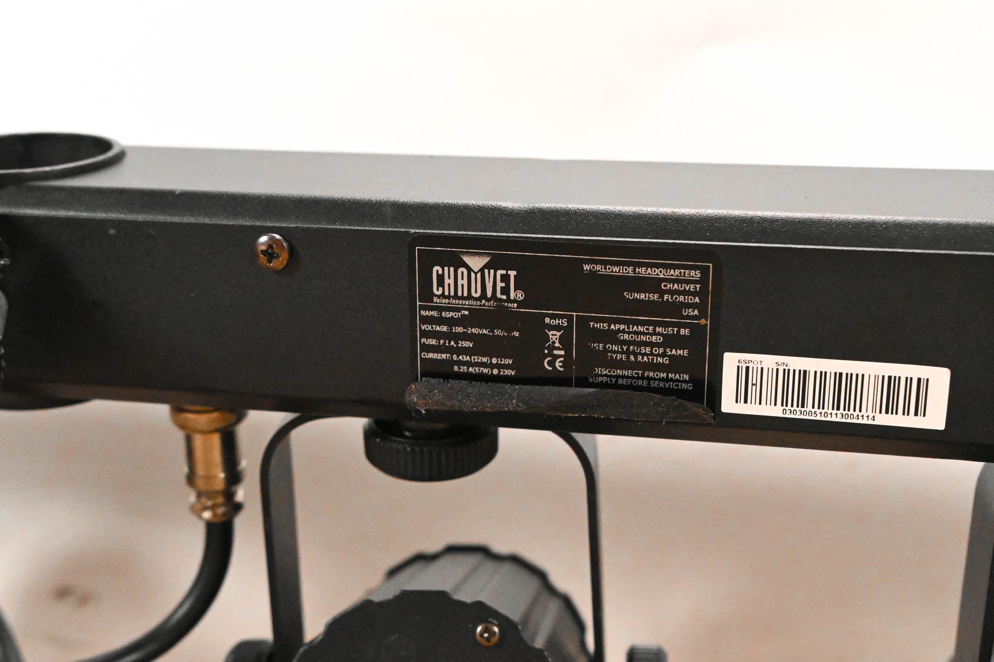 Chauvet 6SPOT 6 x 3W RGB LED Spot Lighting System