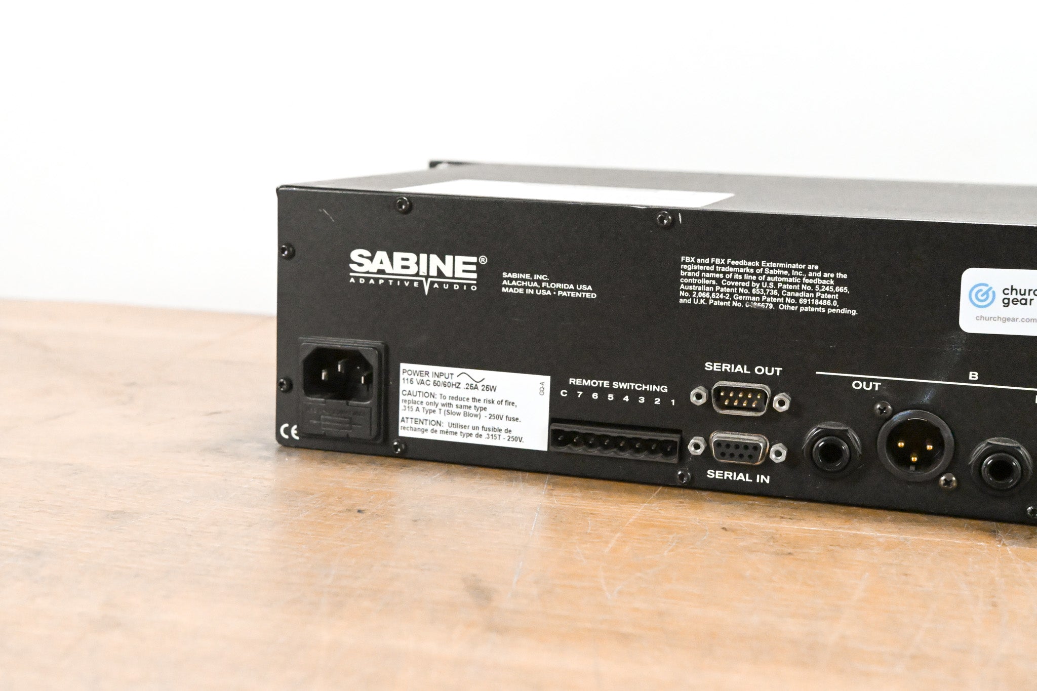 Sabine GRQ-3102 Graphi-Q Digital 2 Channel EQ, Compressor, Delay
