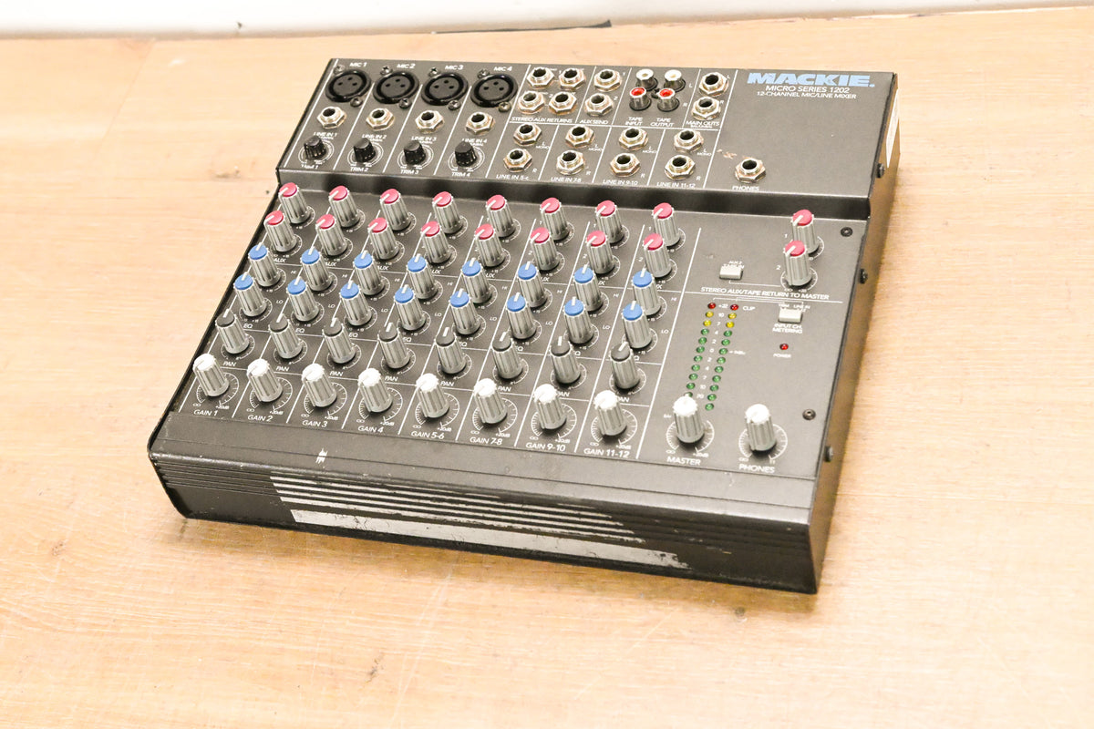 Mackie 1202 Micro Series 12-Channel Mic/Line Analog Mixer