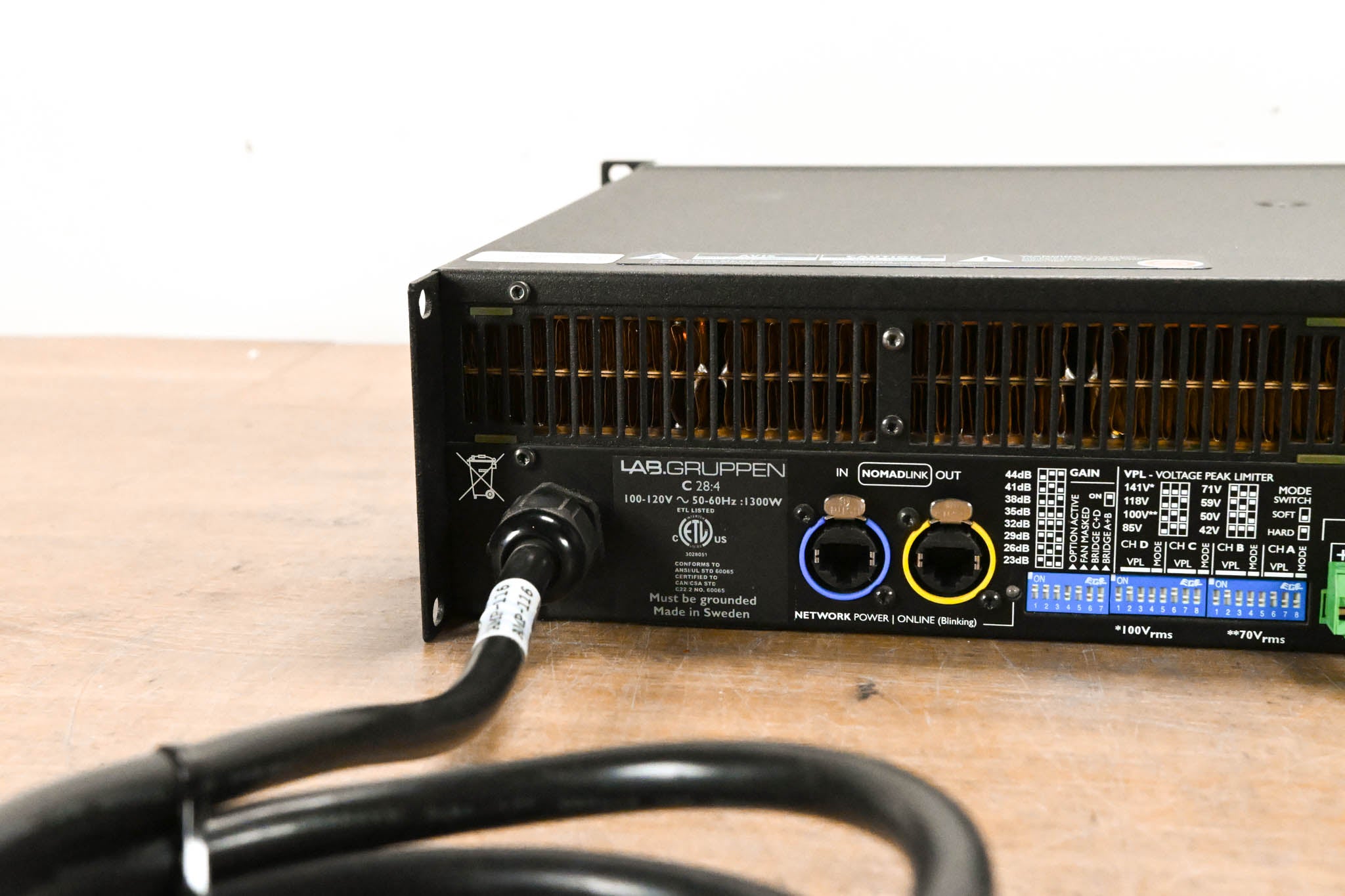 Lab Gruppen C 28:4 2800W 4-Channel Power Amplifier