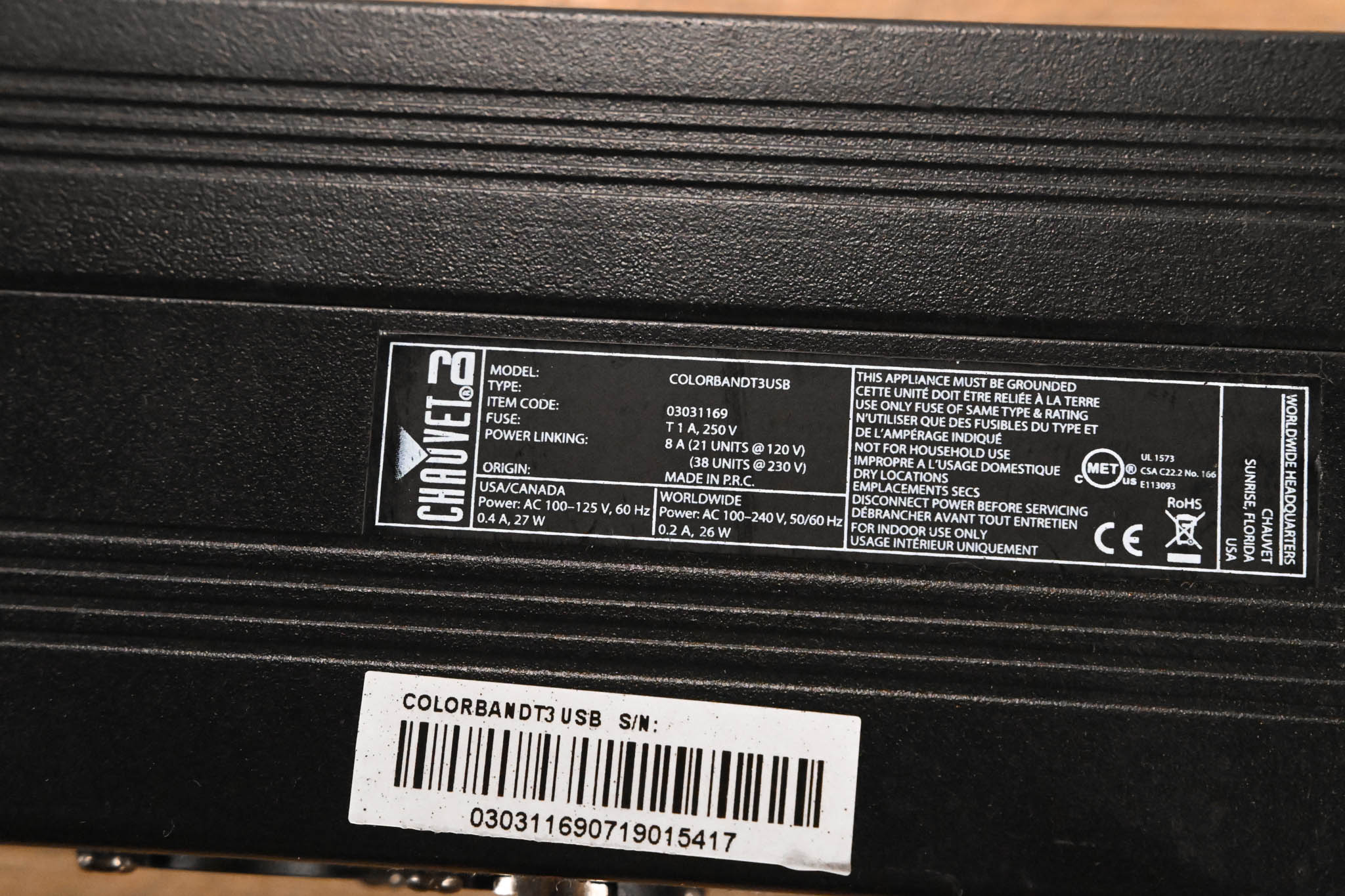 Chauvet COLORband T3USB Linear RGB Wash Light