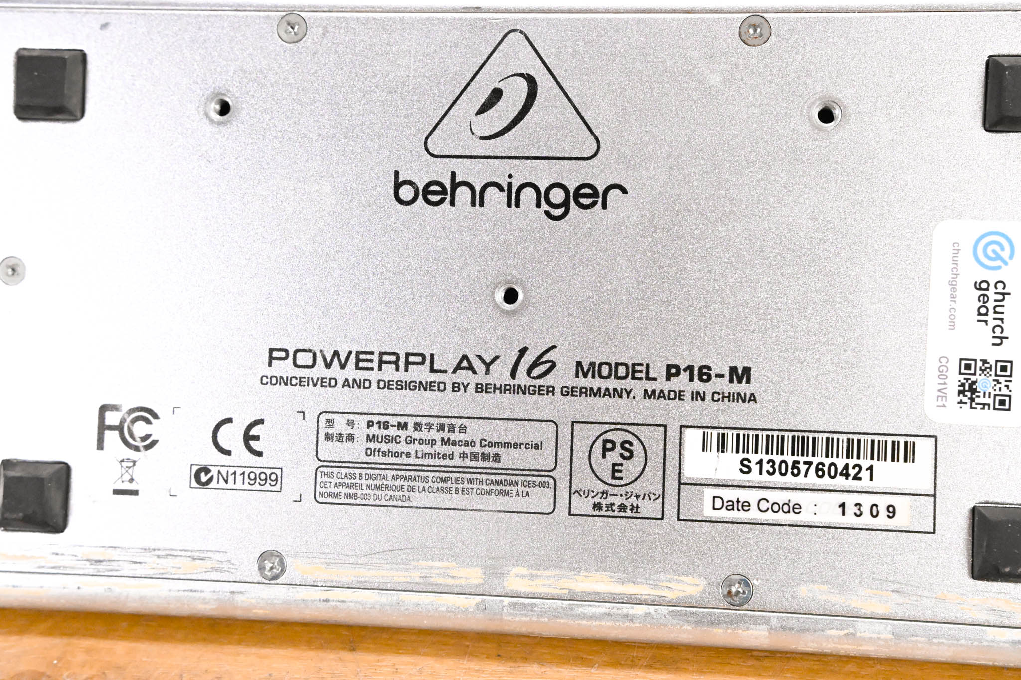 Behringer Powerplay P16-M 16-Channel Digital Personal Mixer