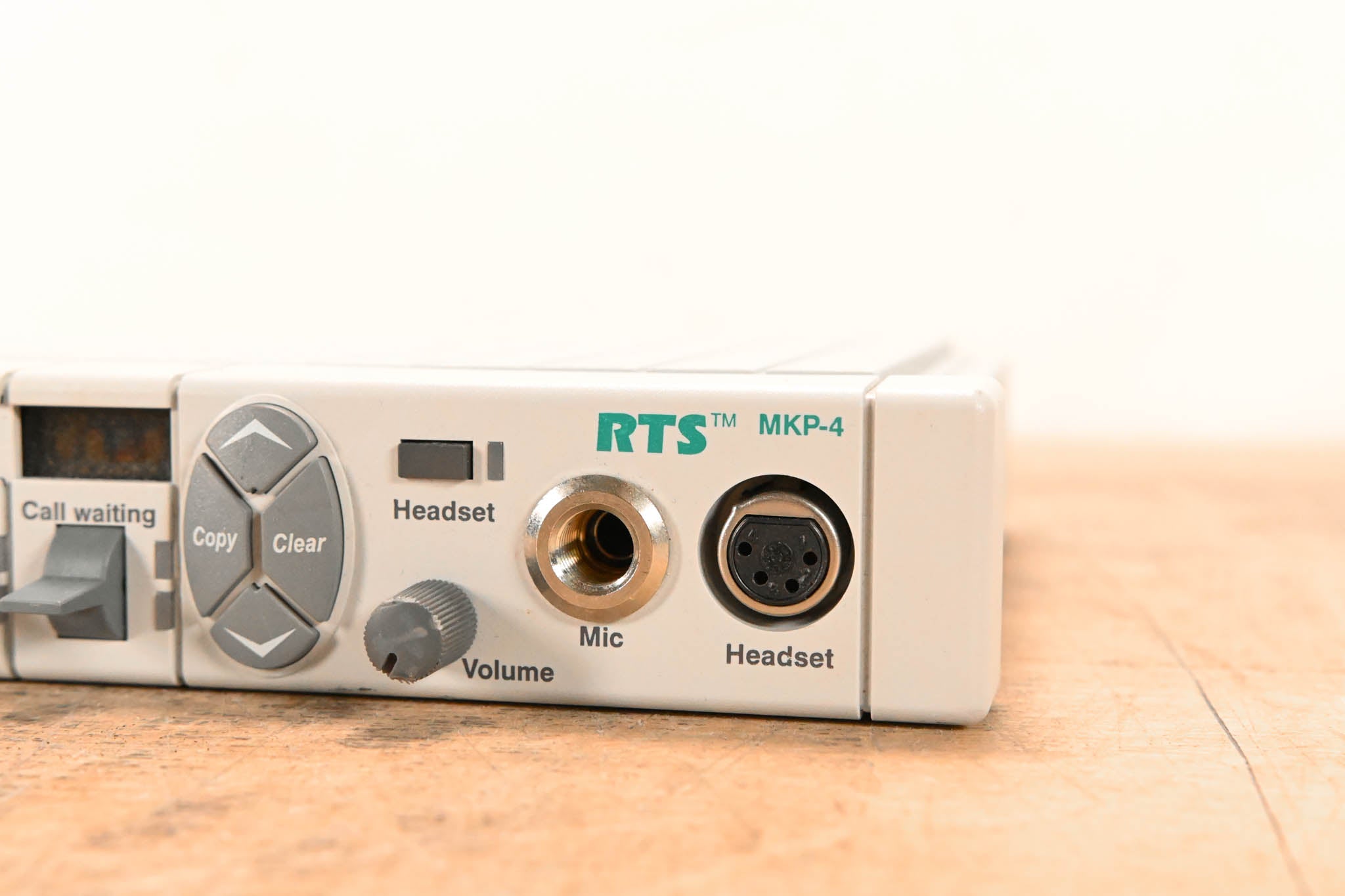RTS MKP-4 4-Position Rackmount/Desktop Keypanel  - 4 pin