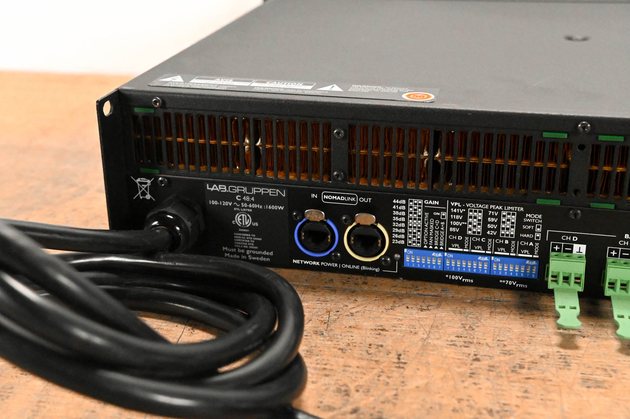 Lab Gruppen C 48:4 4800W 4-Channel Power Amplifier