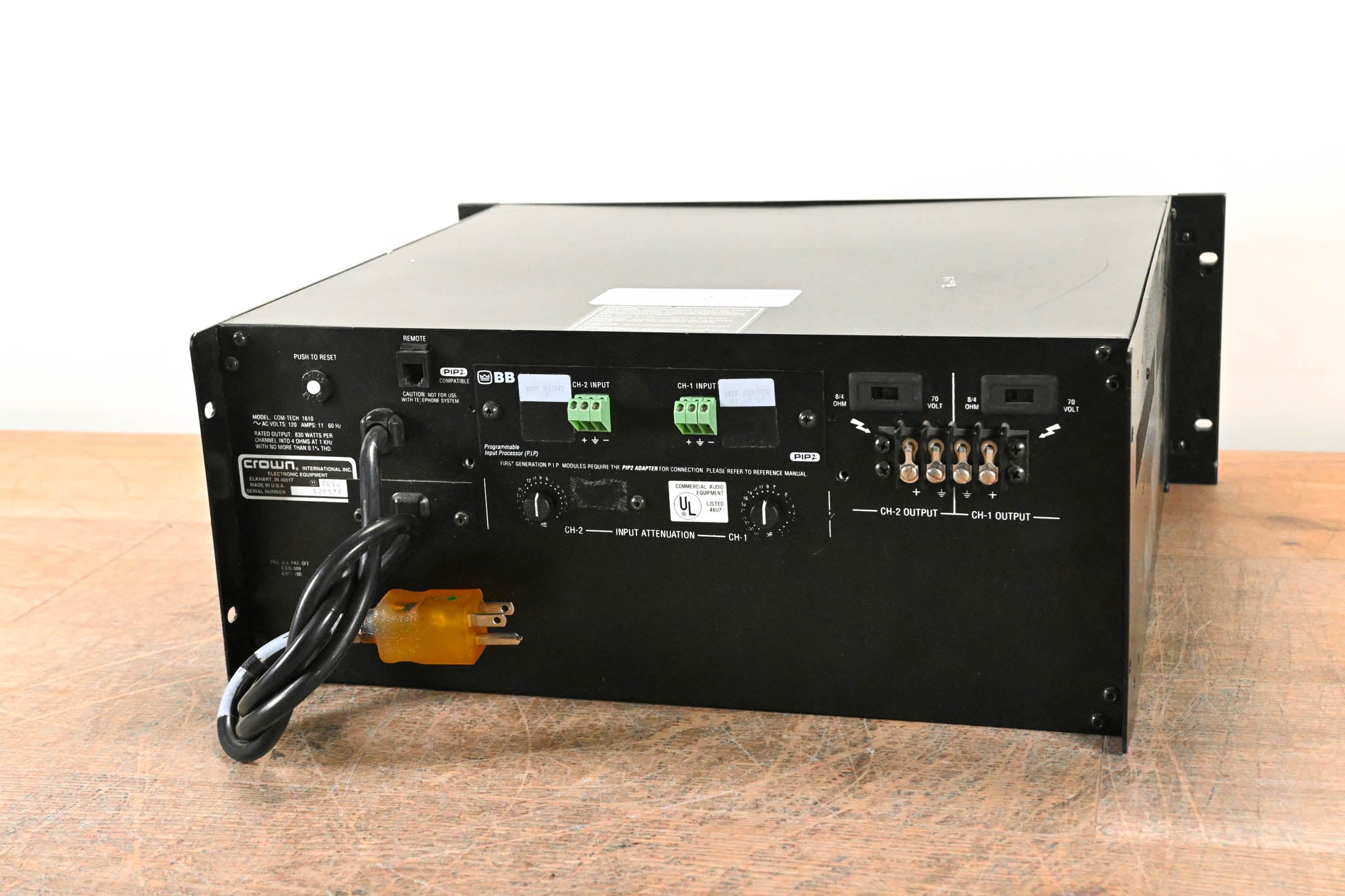 Crown Com-Tech 1610 2-Channel Power Amplifier