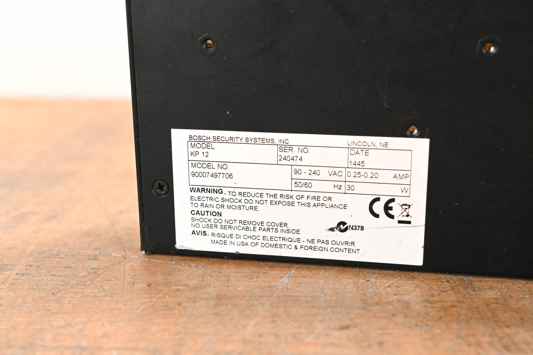 RTS KP-12 12-Position Keypanel