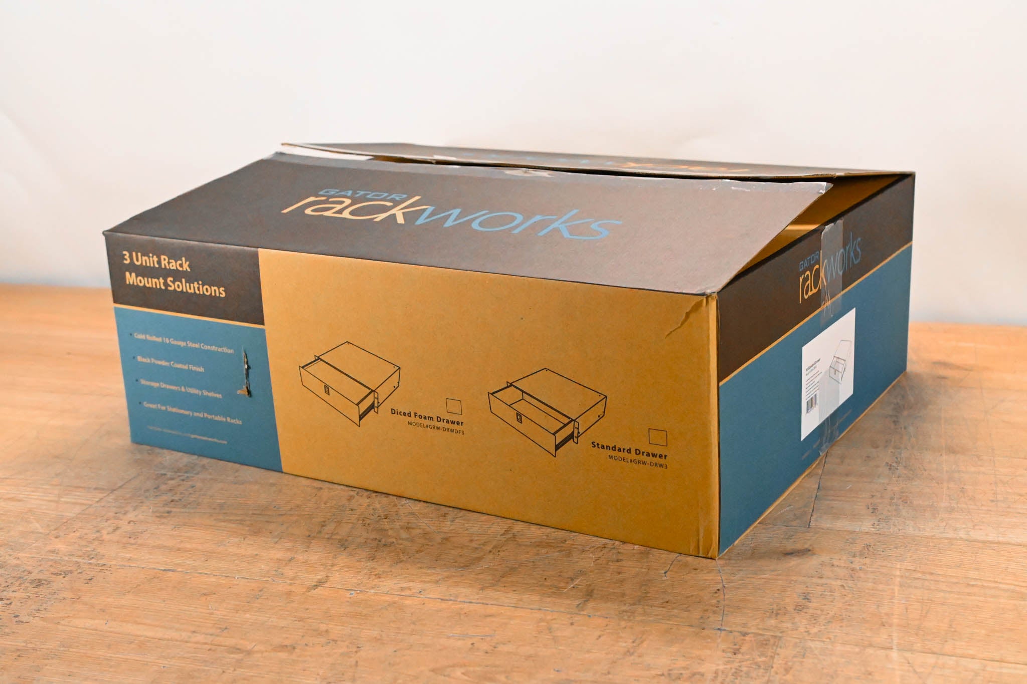 Gator Rackworks GRW-DRW3 Lockable, 14.2" Deep, 3U Rack Drawer