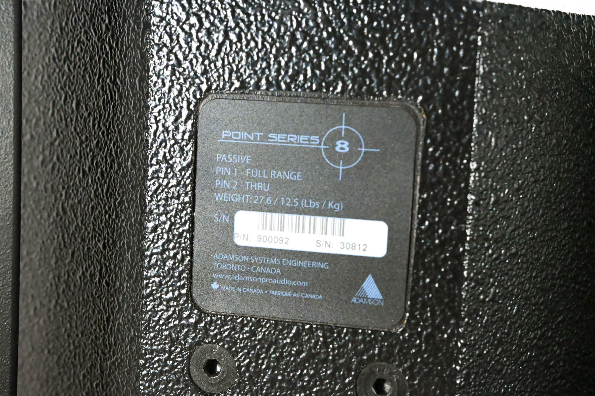 Adamson Point 8 Full-Range Point Source Loudspeaker (PAIR)