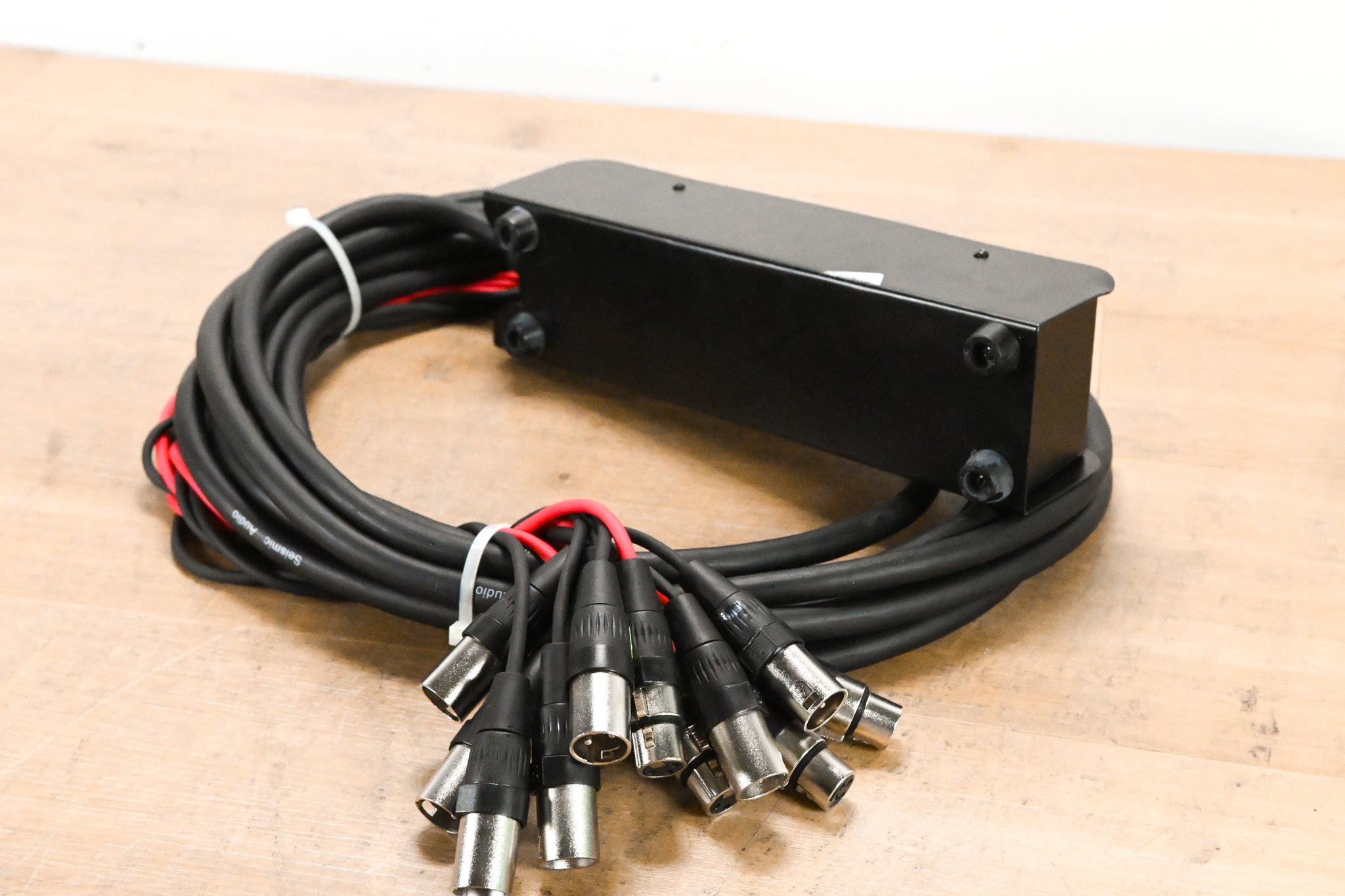Seismic Audio SACB-8x4x25 8-Channel XLR Snake Cable w/ 4 Returns - 25'
