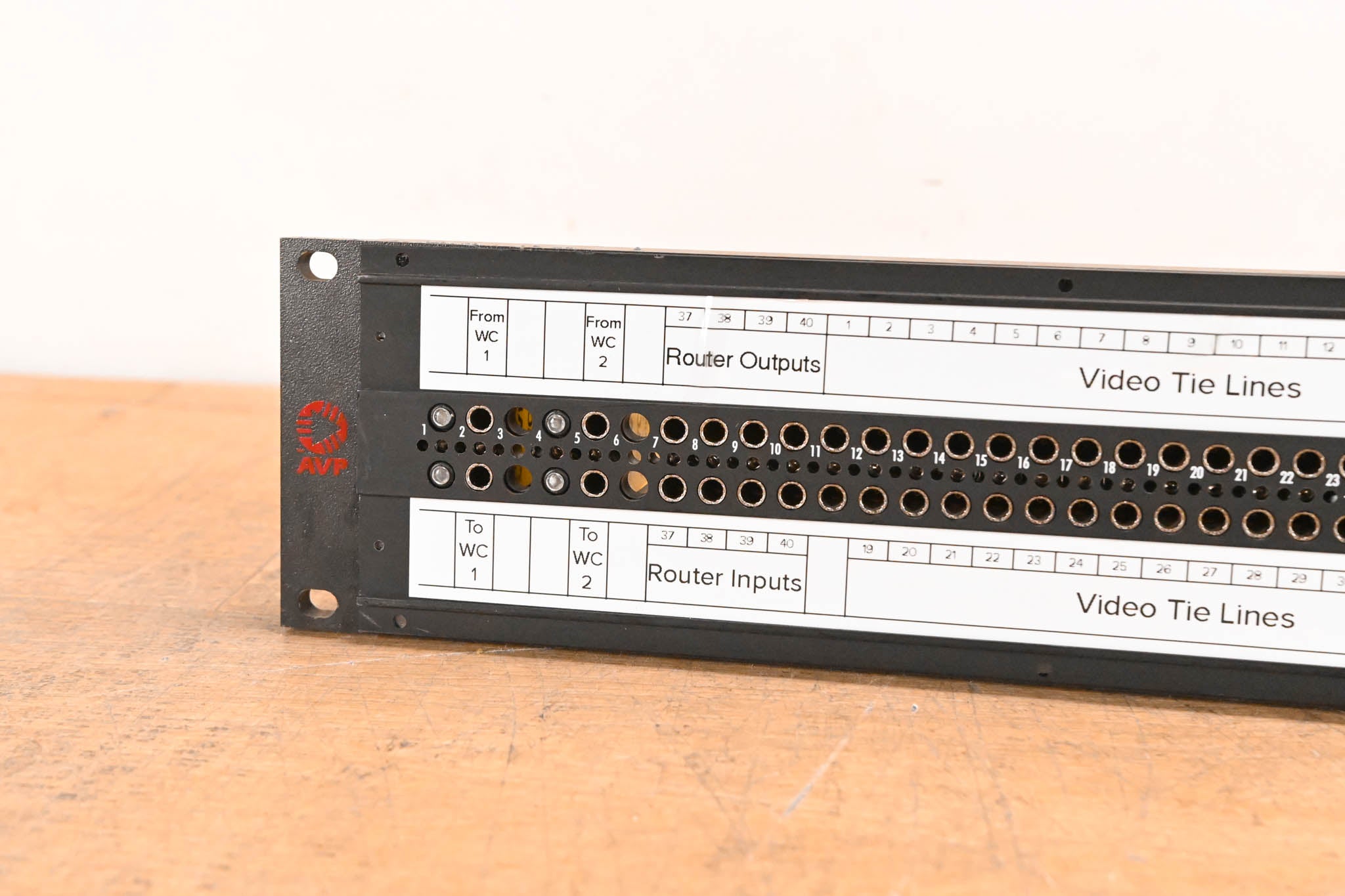 AVP SuperHD Micro 3G Video Patchbay 2RU w/ KMN75 & KM75 Modules