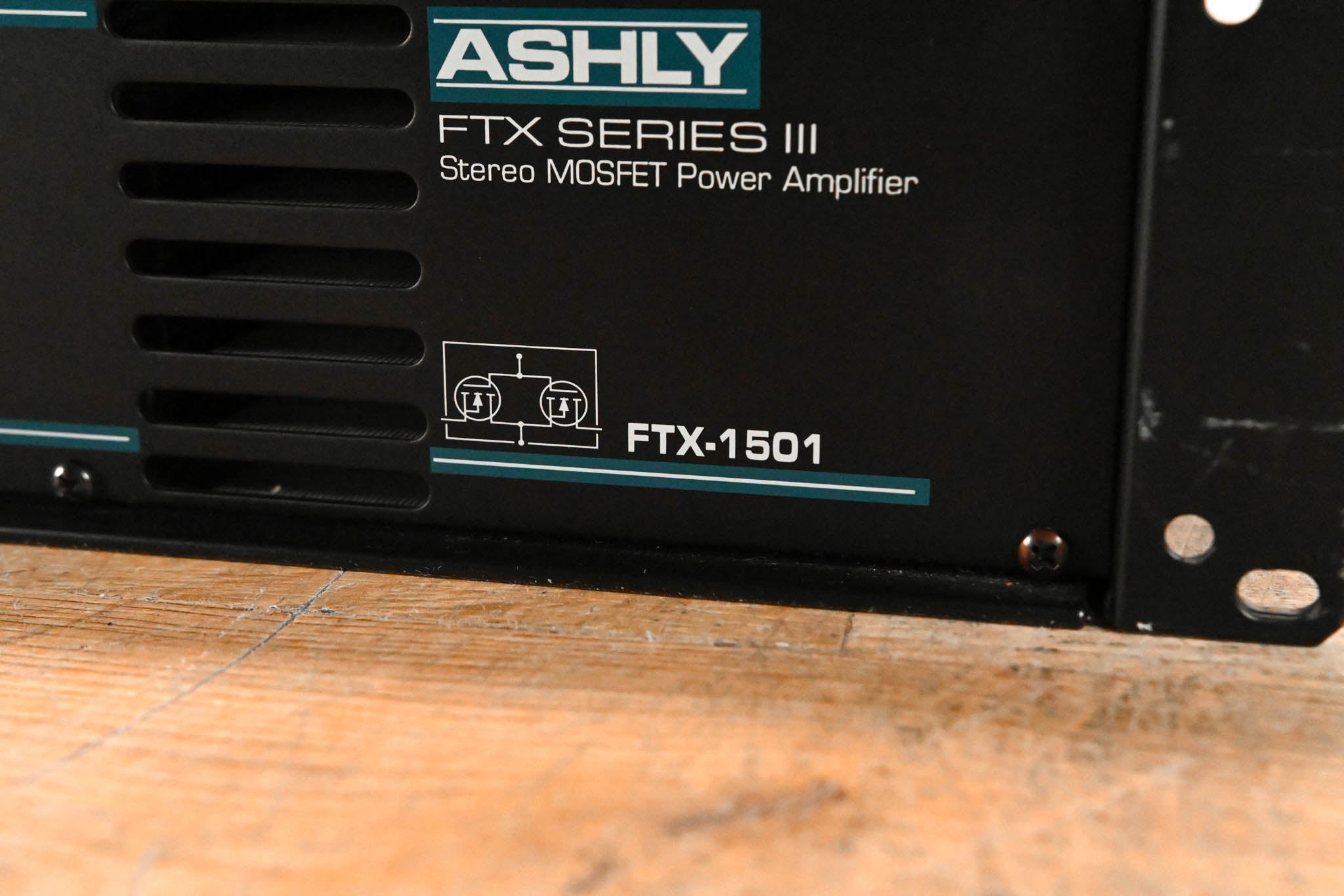 Ashly FTX-1501 FTX Series III Stereo MOSFET Power Amplifier