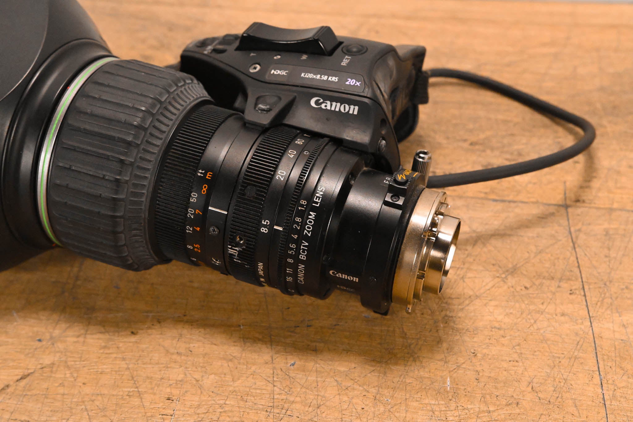 Canon KJ20x8.5B KRS HDgc 20x 2/3" ENG High Definition Telephoto Lens