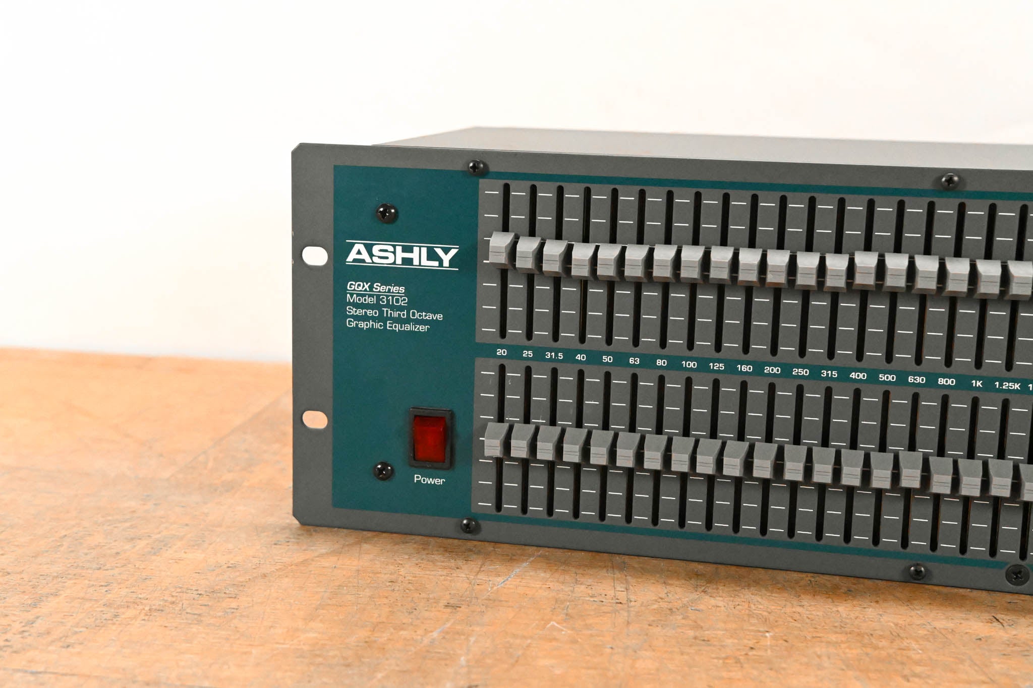 Ashly GQX-3102 2-Channel 31-Band Graphic Equalizer