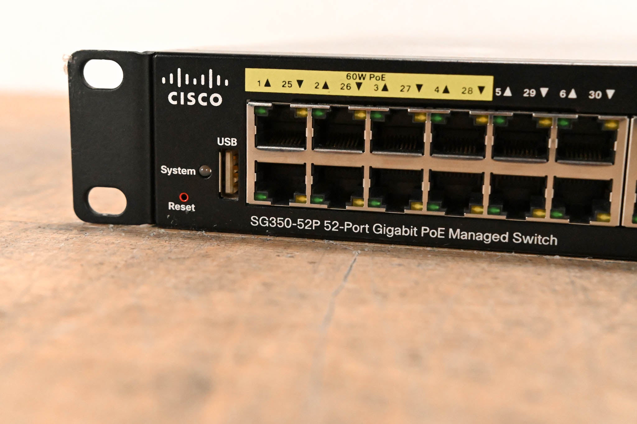 Cisco SG350-52P 52-Port Gigabit PoE Managed Switch
